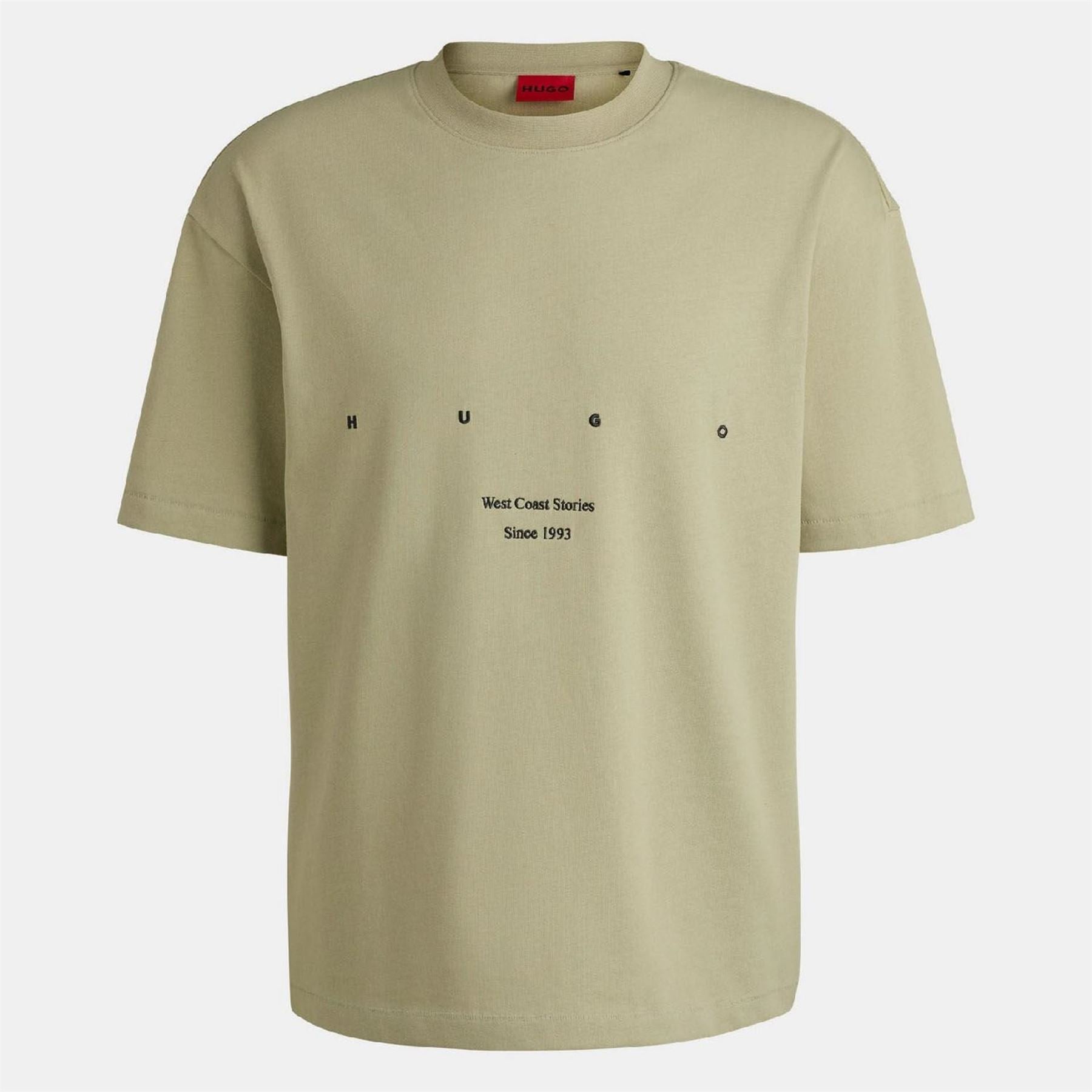 Hugo Cotton Jersey T-Shirt With La Artwork