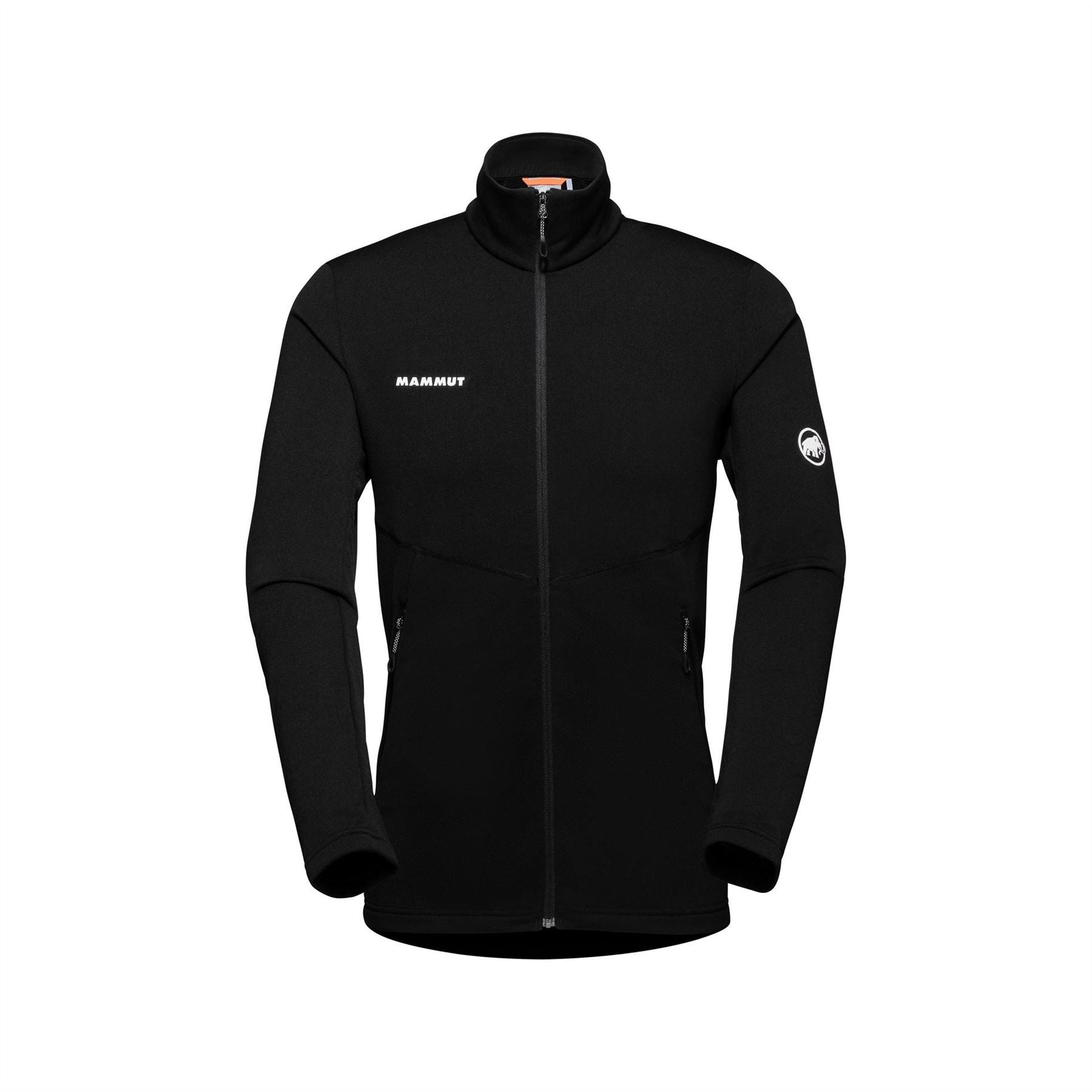 Mammut Aconc Solid Patterned Full Zipper Ribbed Cuff Jacket