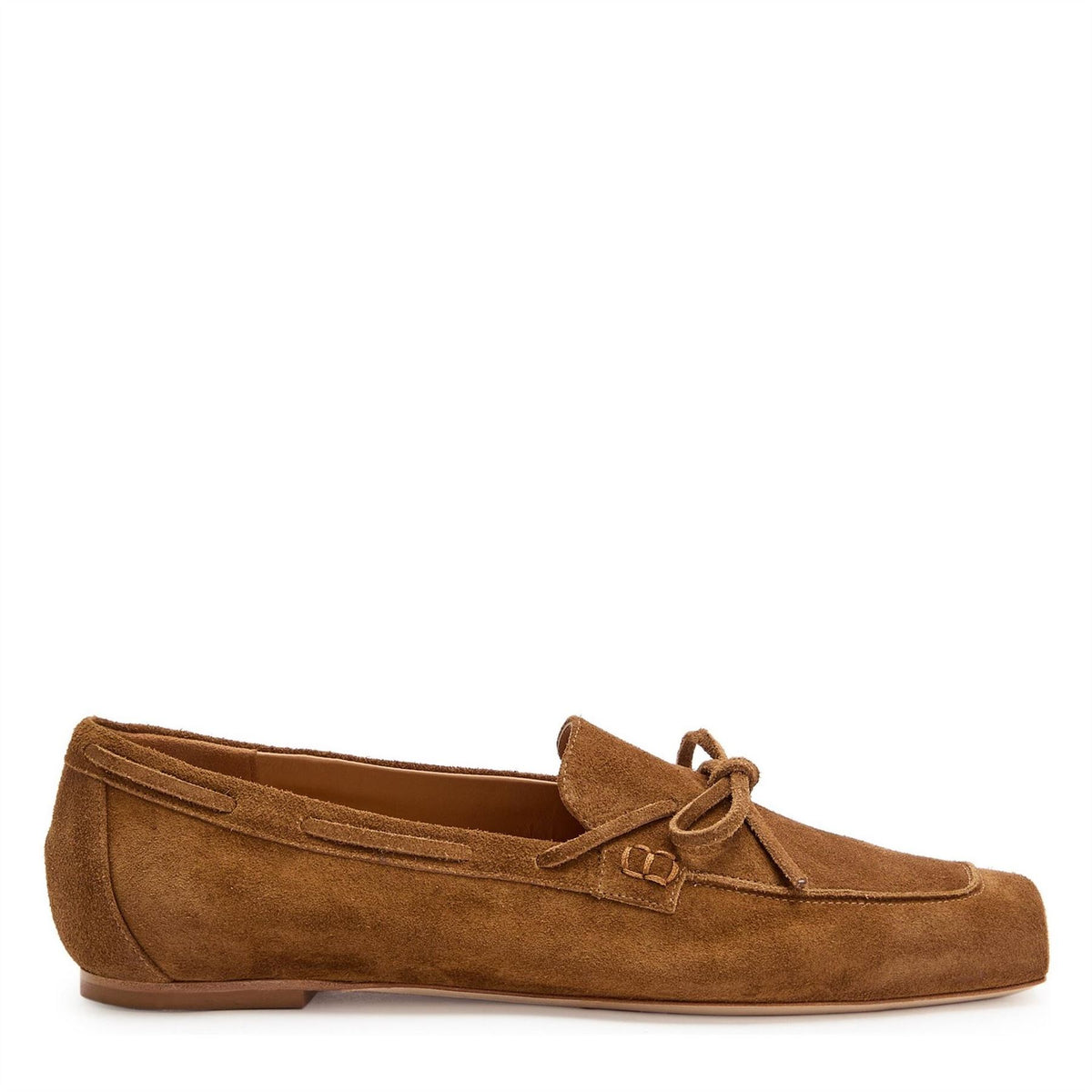 Aeyde Cow Suede Leather Tobac