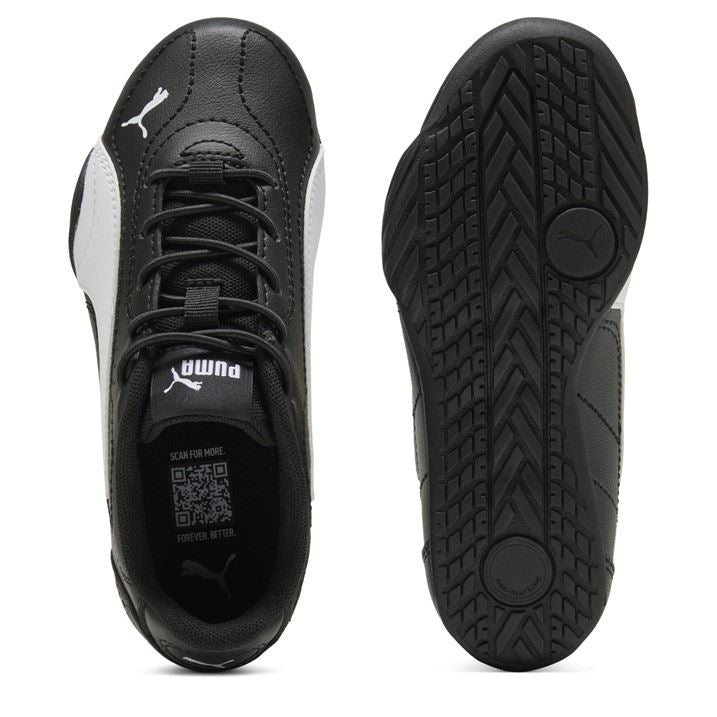 Puma Low Top Round Toe Flat Heel Sneakers