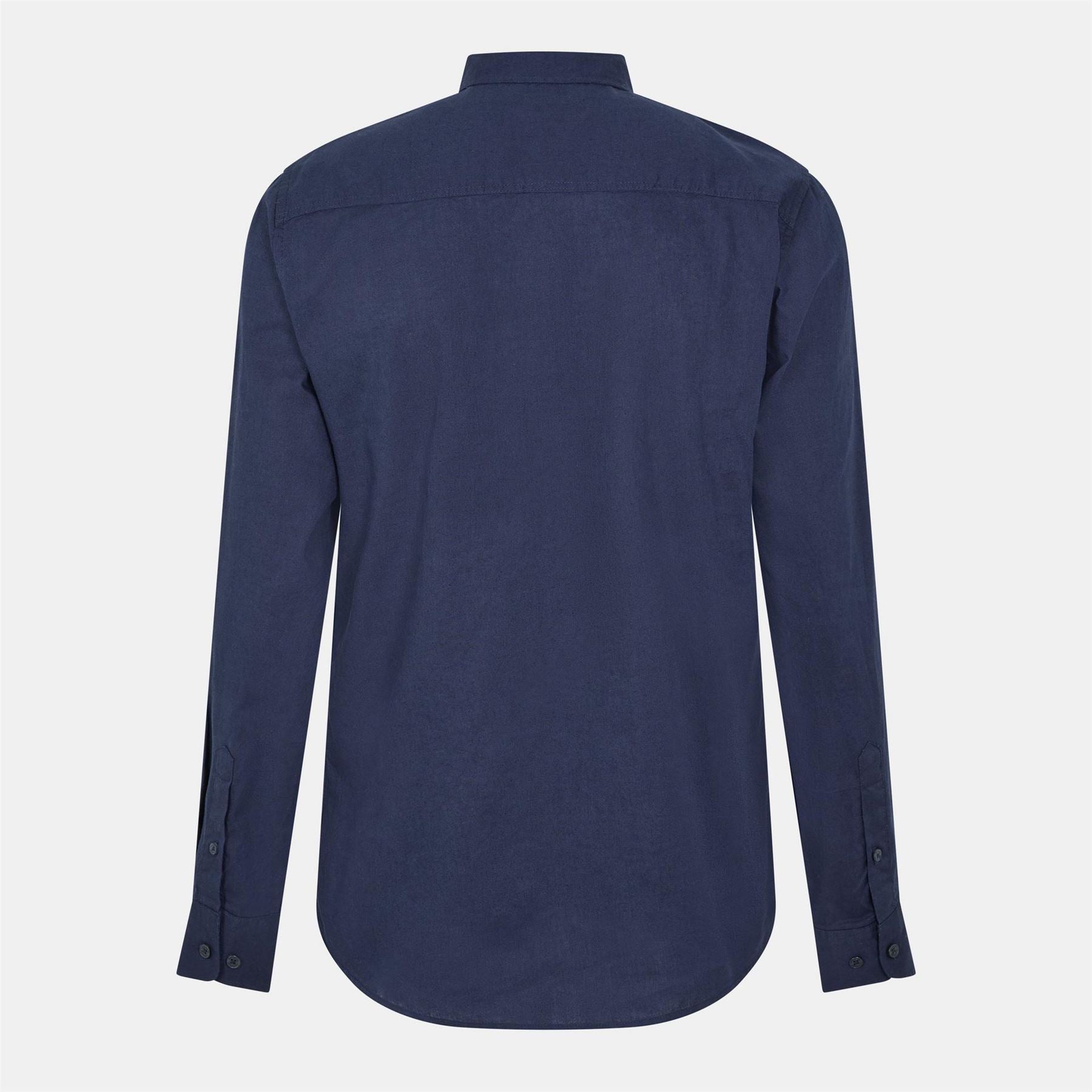 Threadbare Regular Fit Long Sleeve Button Down Collar Shirt