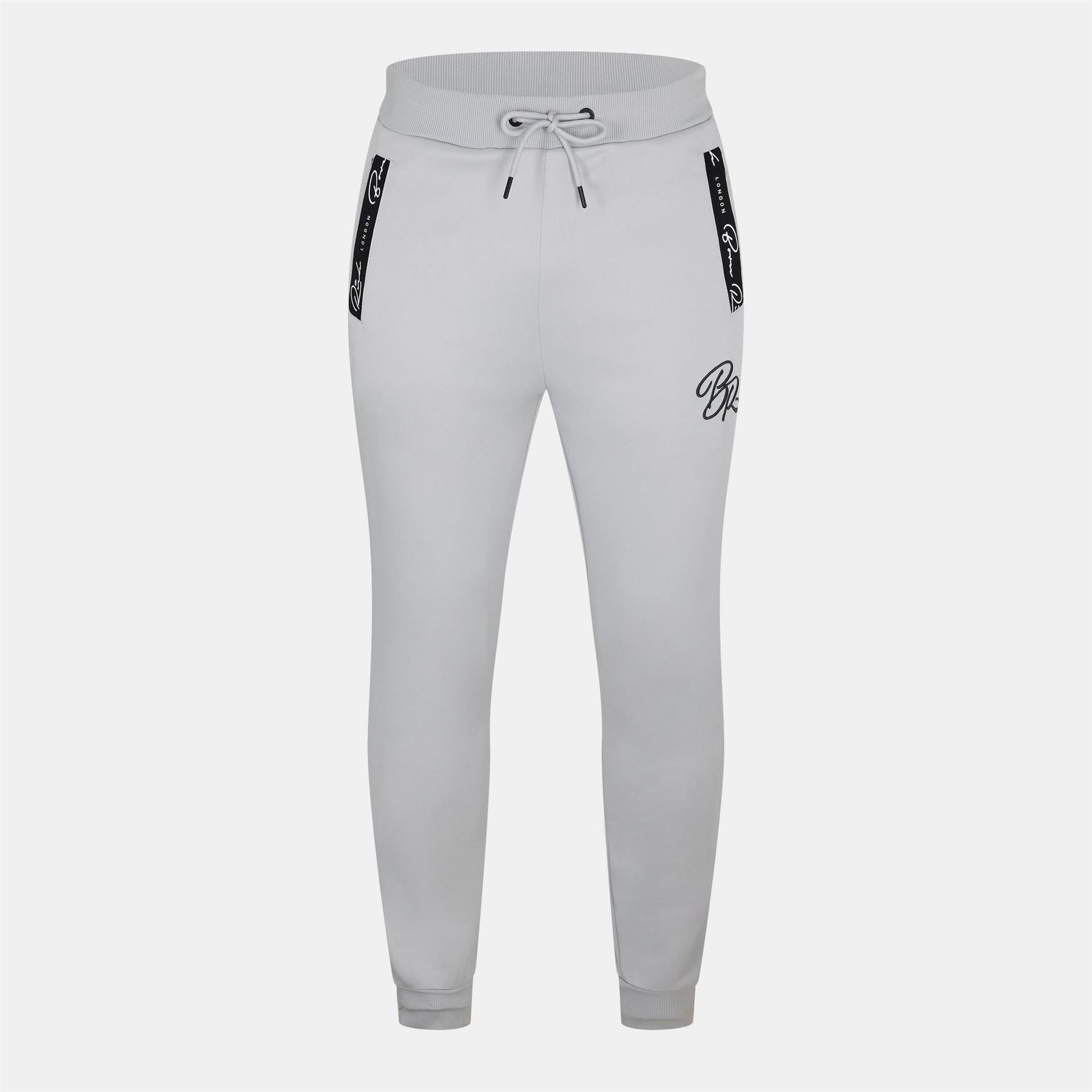 Born Rich Foletti Lettering Solid Patterned Joggers