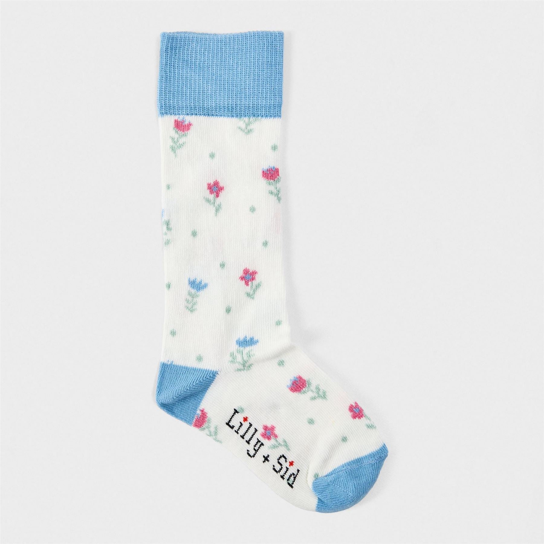 Lilly and Sid Floral Knee High Socks