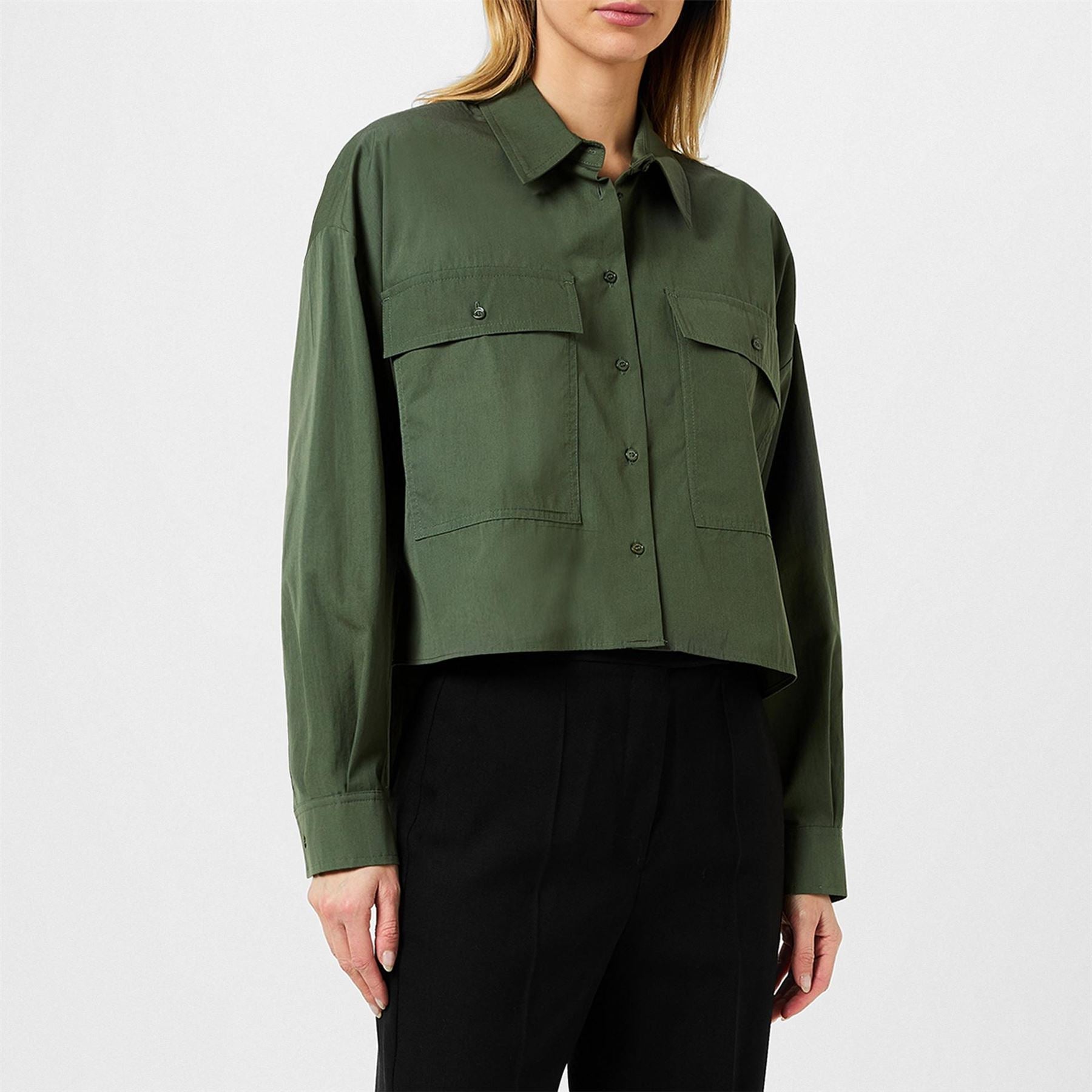 Weekend Max Mara Carter Long Sleeve Plain Shirt