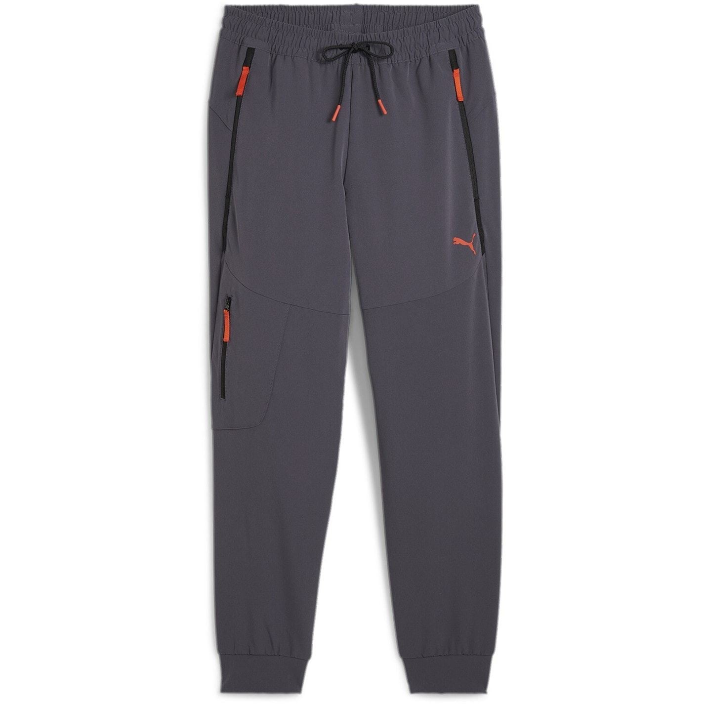 Puma Zipped Pocket Solid Patterned Joggers