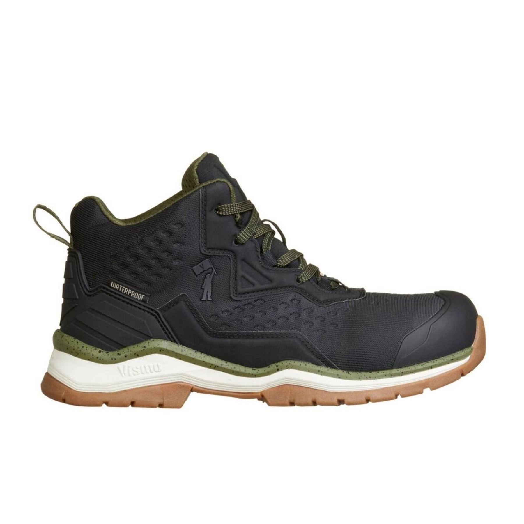Vismo Adults Steel Toe Cap Slip Resistant Safety Boots