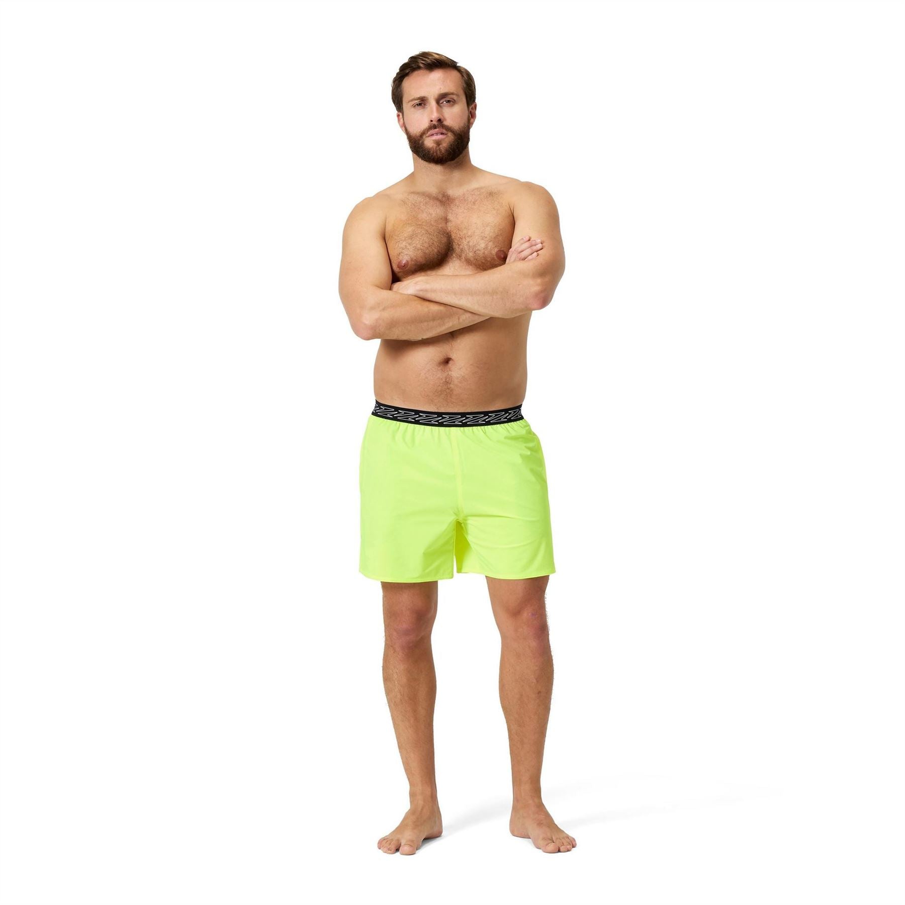 Speedo Hyperboom Band Logo Print Swimming Trunks