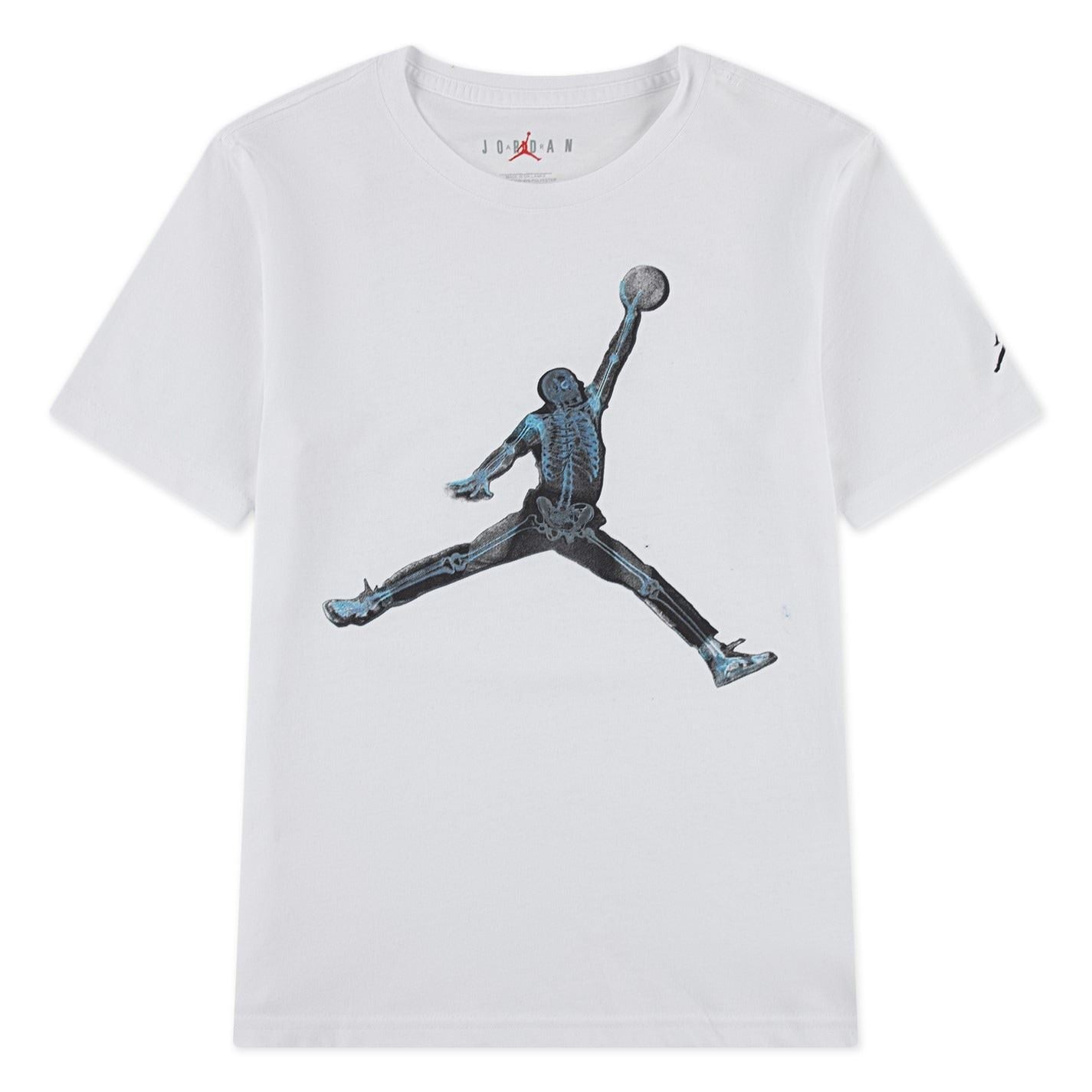 Air Jordan Jump Skeleton Graphic Crew Neck Short Sleeve T-Shirt