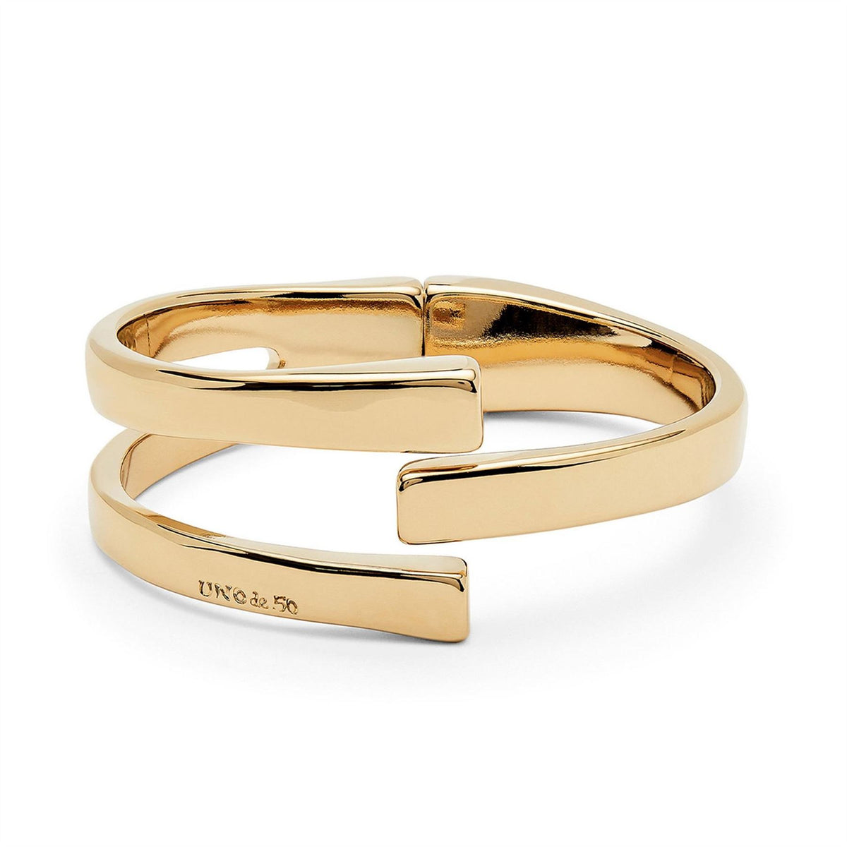 UNOde50 18k Gold Plated Rigid Bracelet