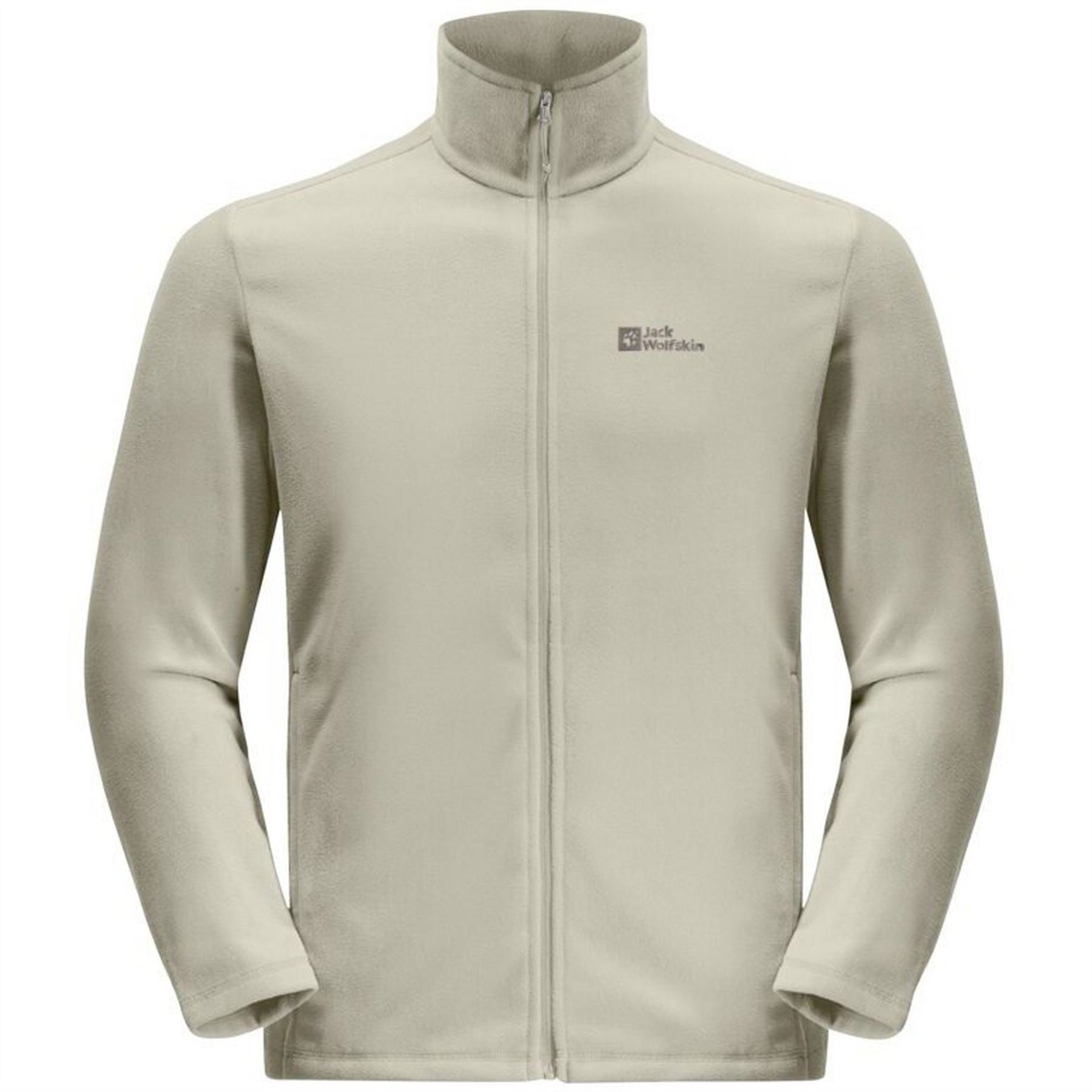Jack Wolfskin Taunus Solid Patterned Full Zipper Fleece Jacket