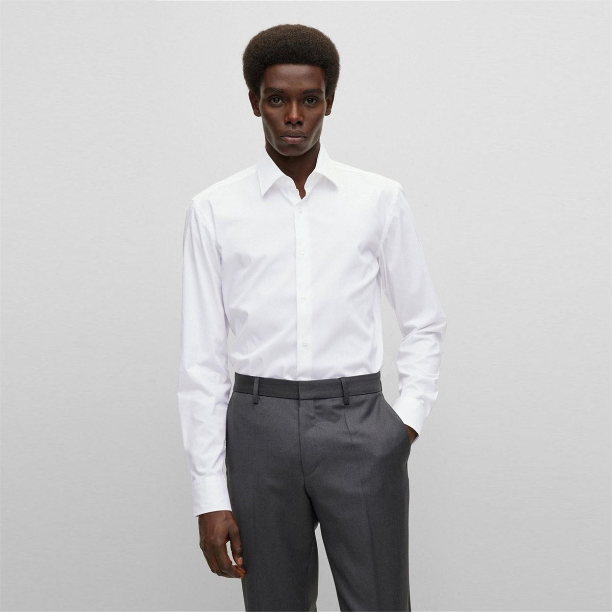 Boss H Hank Kent Long Sleeve Oxford Shirt