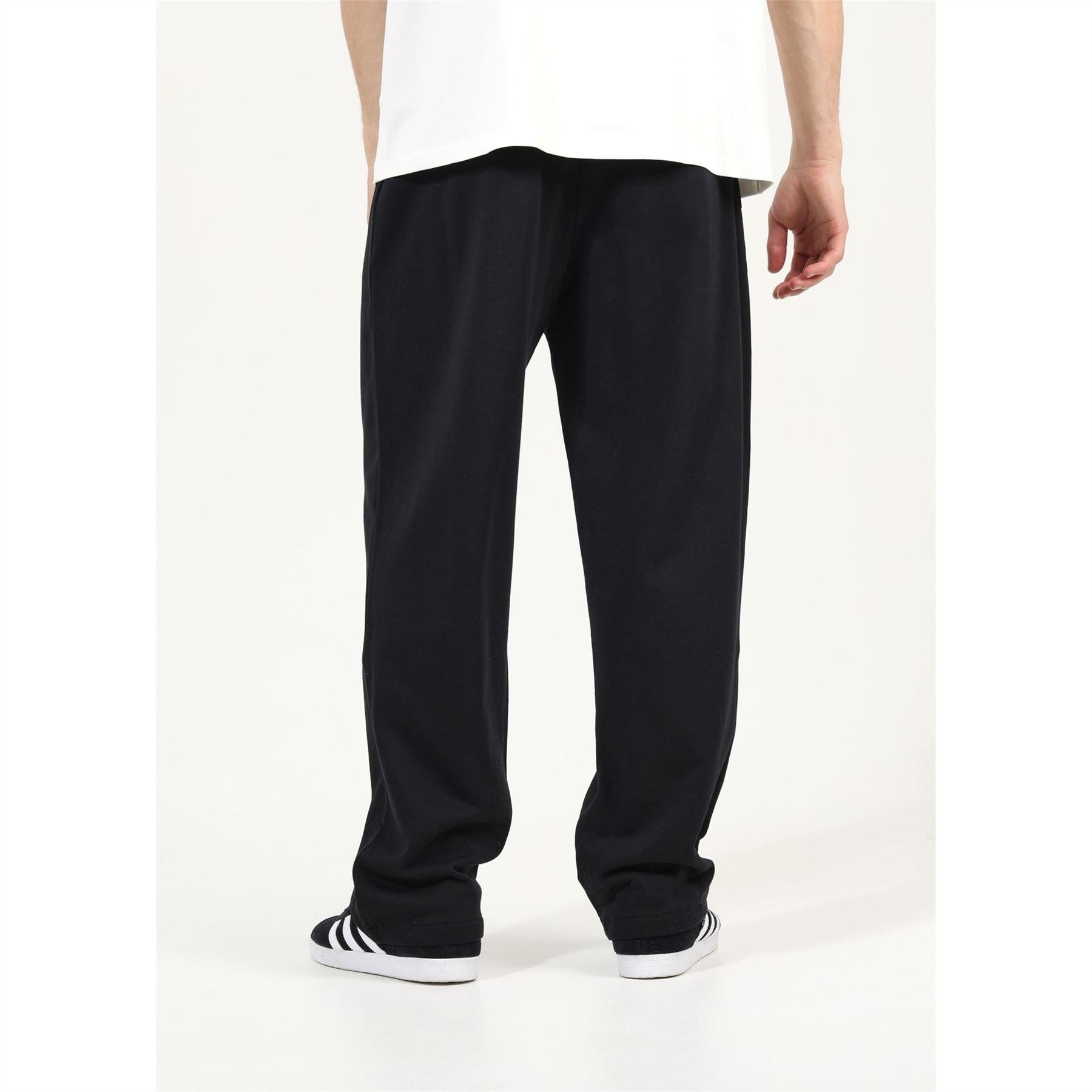 Brave Soul Wide Leg Joggers With Open Hem