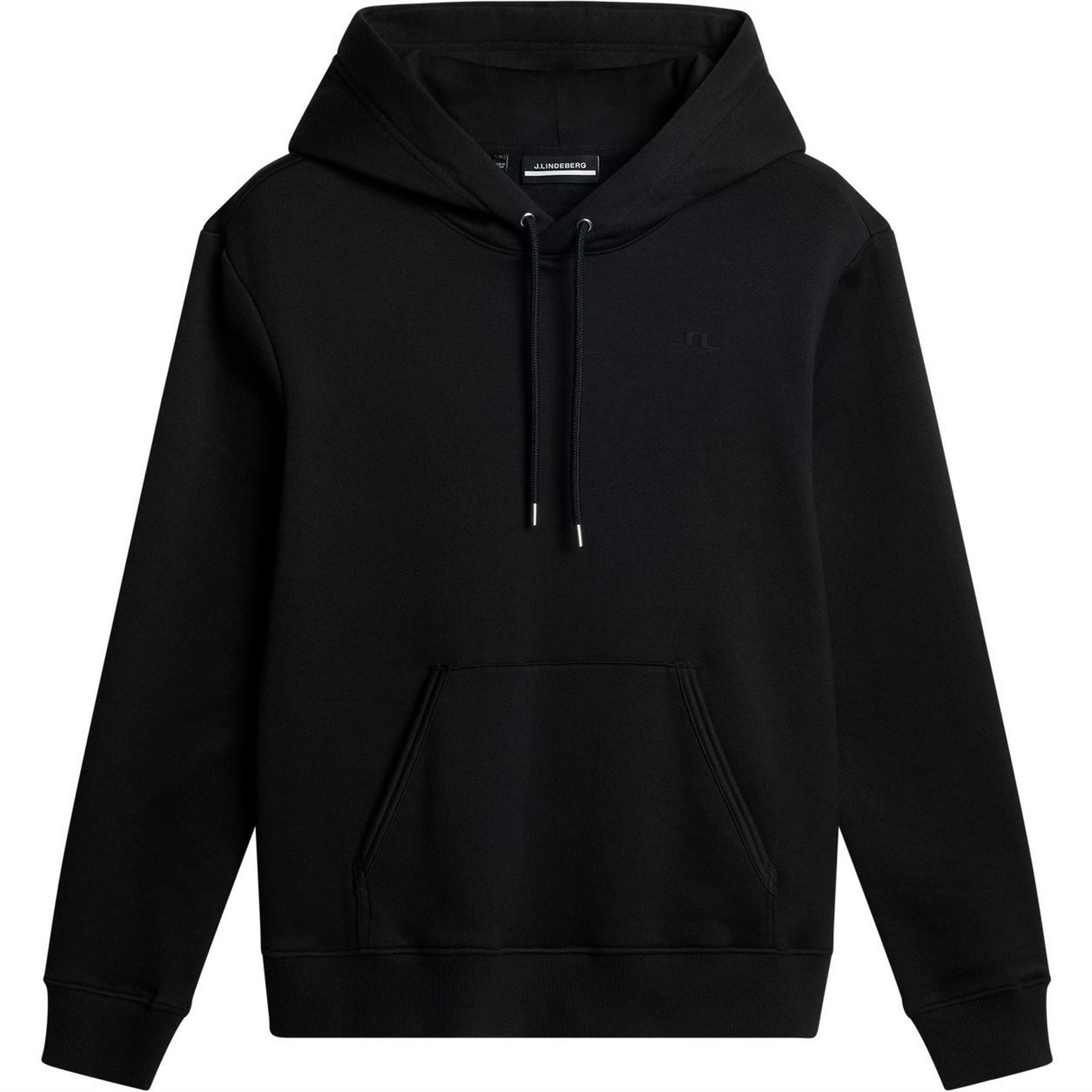 J Lindeberg Alpha Solid Patterned Hooded Drawstring Sweat Jacket