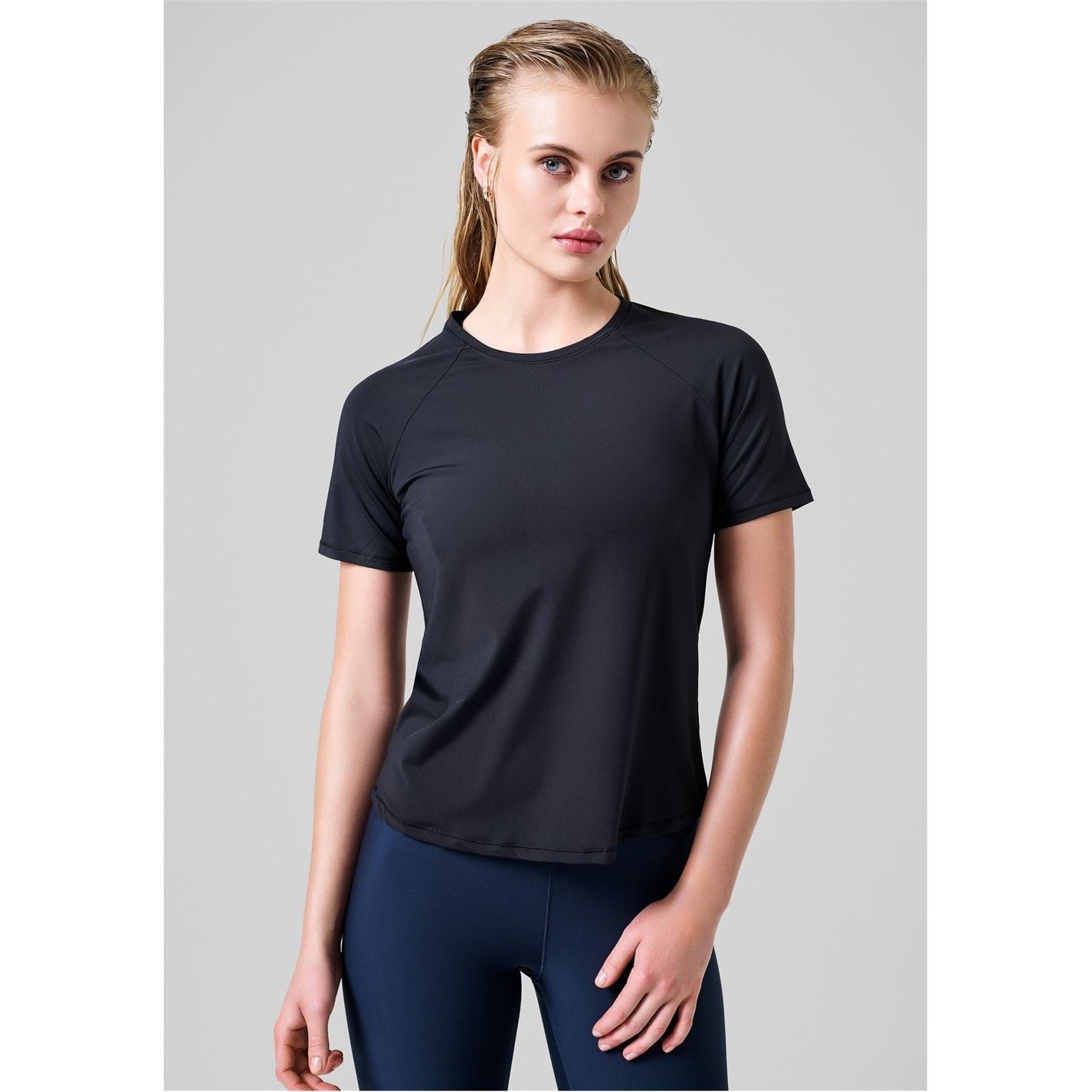 Casall Raglan Sleeve Crew Neck Regular Fit T-Shirt