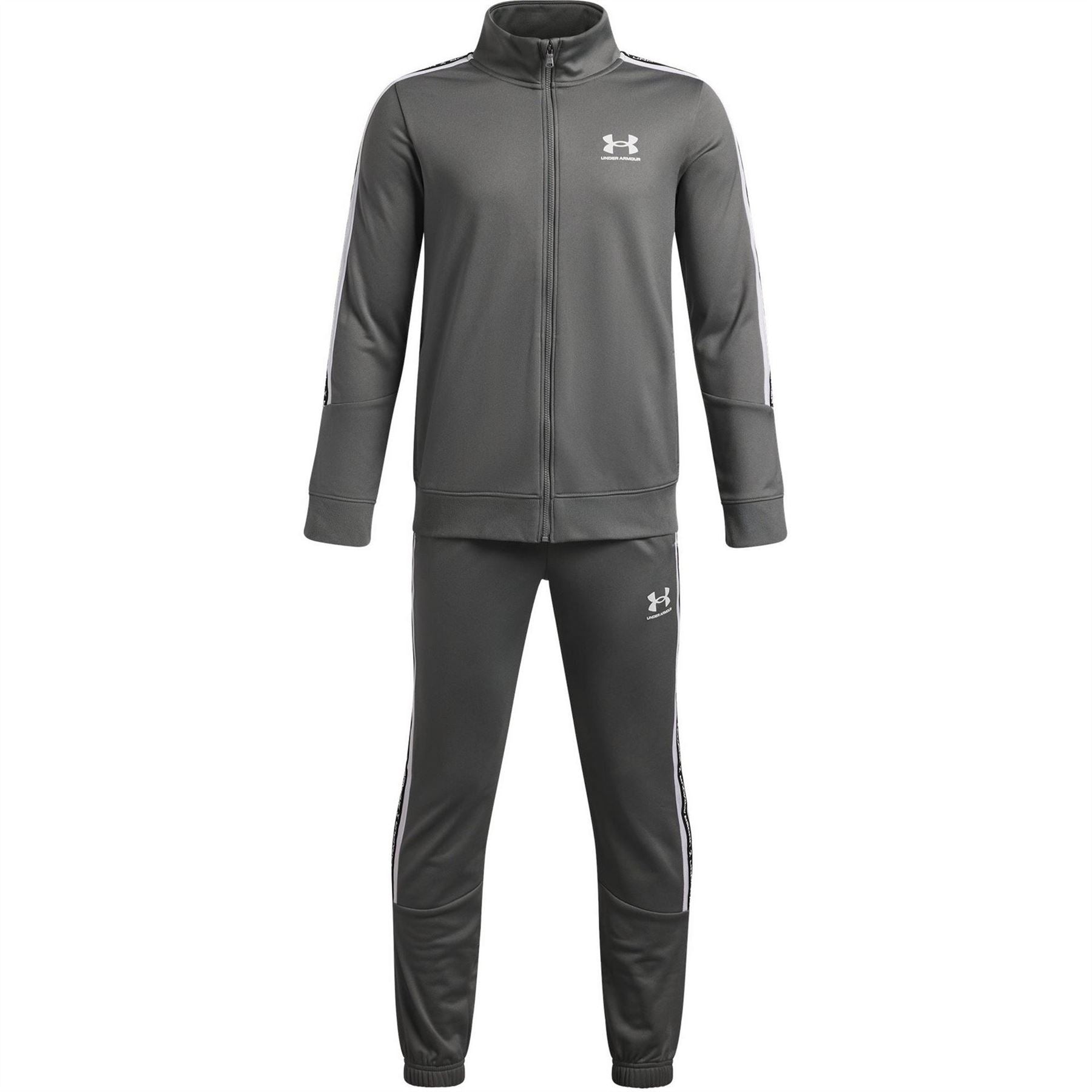 Under Armour Icon Tape Funnel Neck Long Sleeve Full Tracksuit