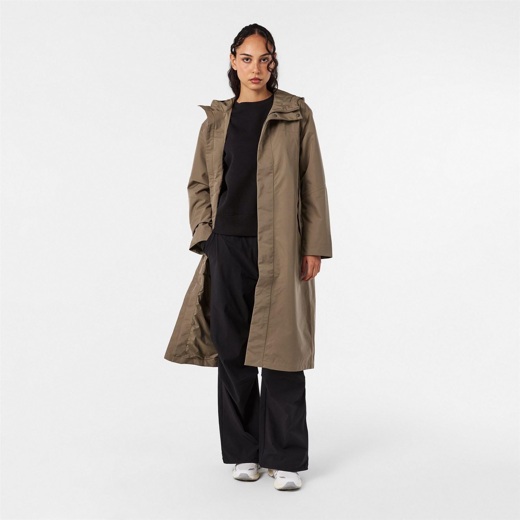 The North Face North Face W Nukabira Rain Shell Parka Mocha B