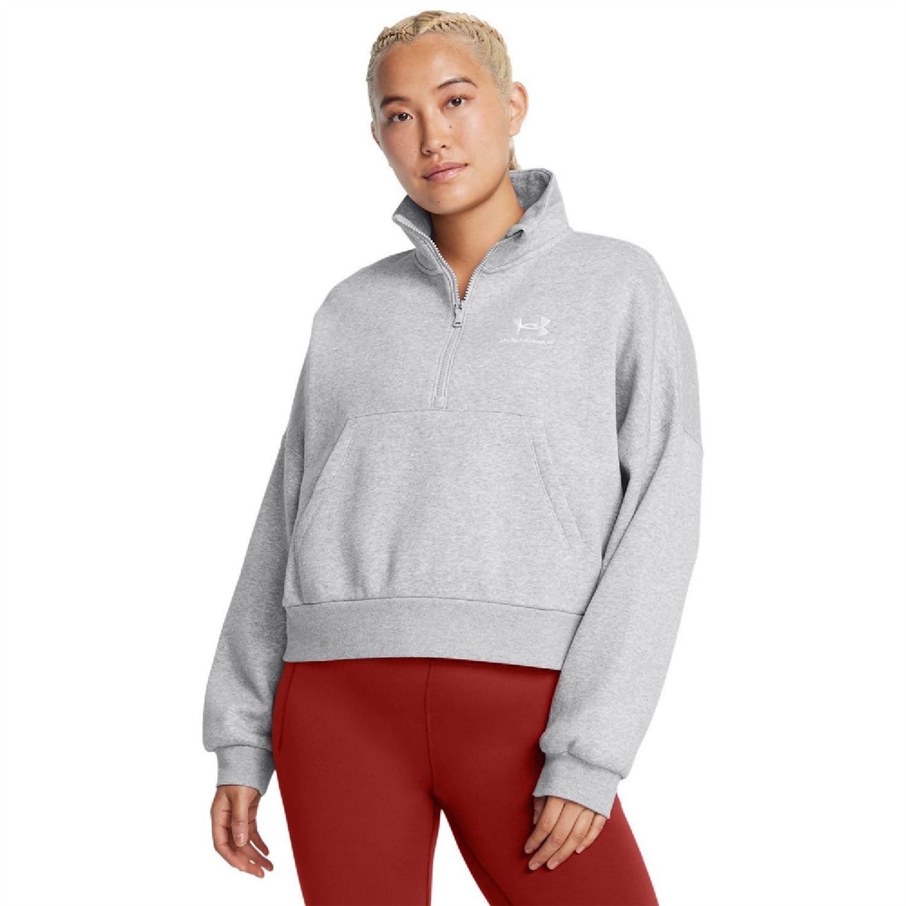 Under Armour Fleece Oversized Half Zip Top