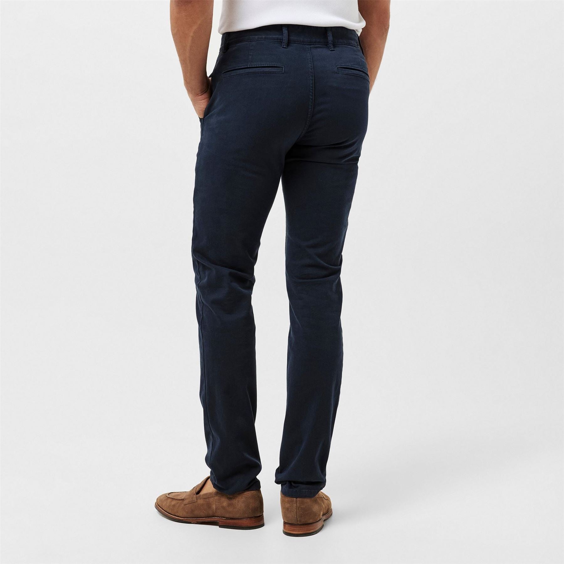 Boss Chino Slim Fit Straight Leg Trousers