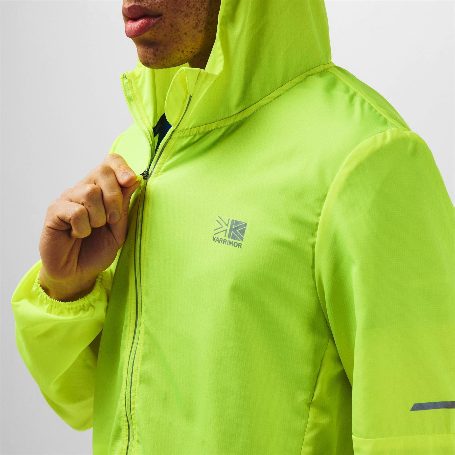 Karrimor  Water Resistant Hooded Long Sleeve Performance Running Jacket