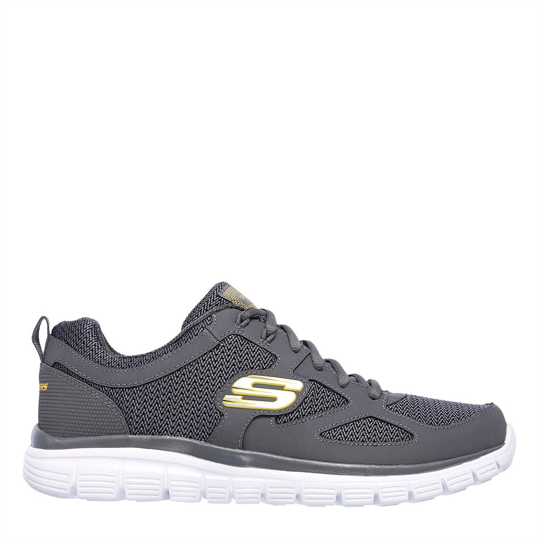 Skechers Mens Flex Burns Agoura Trainers