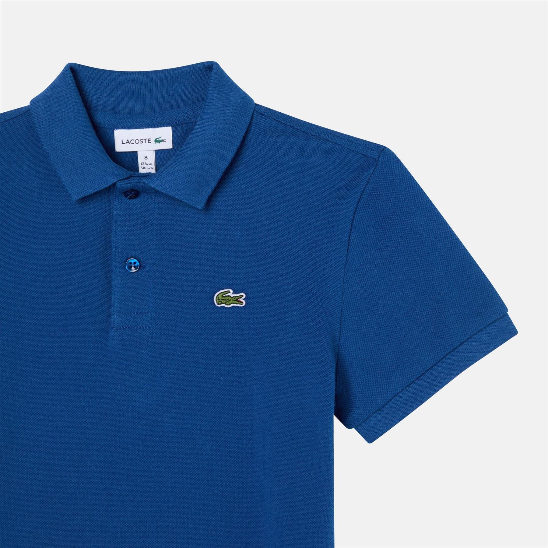 Lacoste Boys Pique Logo Polo Shirt