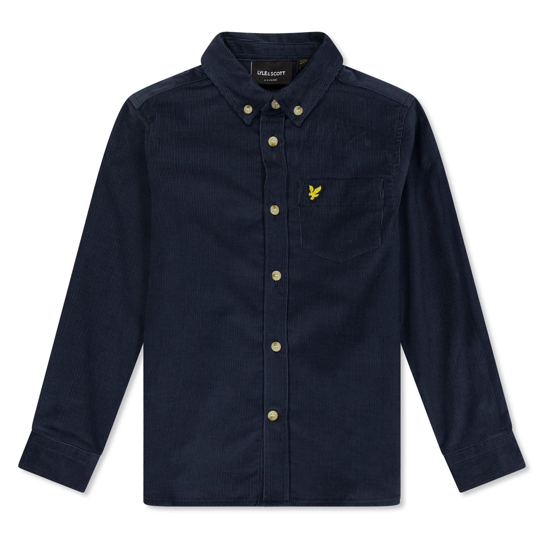 Lyle and Scott Long Sleeve Corduroy Shirt