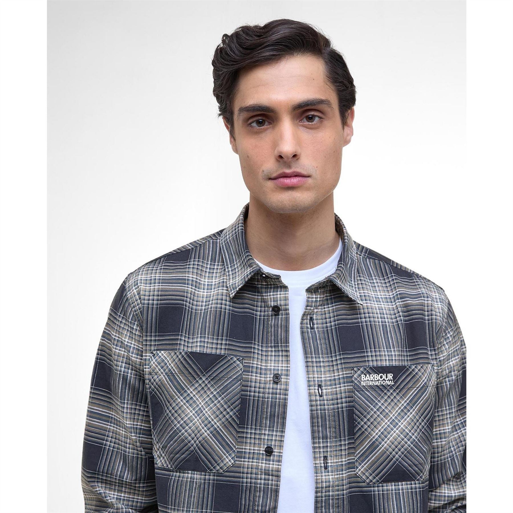 Barbour International Check Long Sleeved Shirt