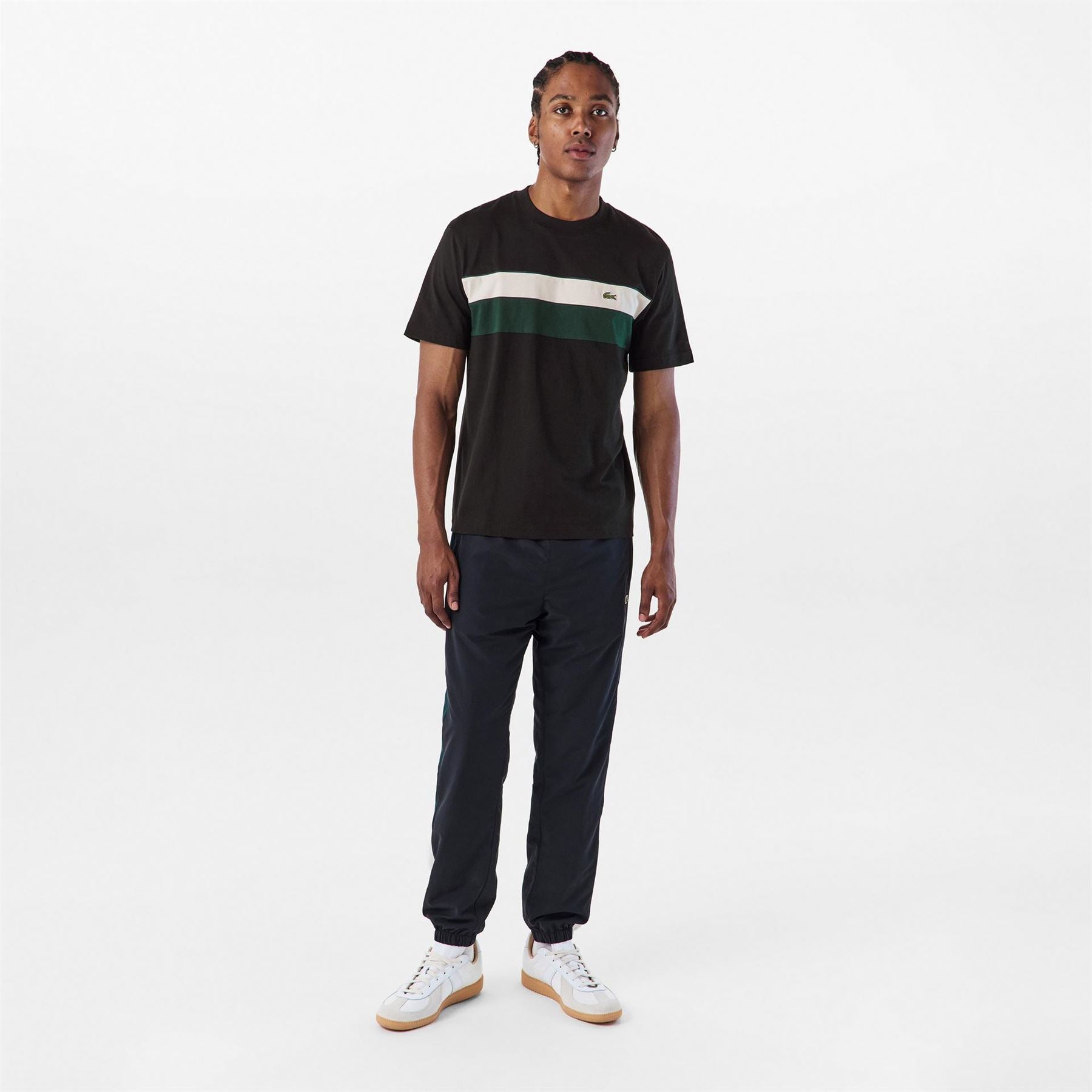 Lacoste Crocodile Print Regular Fit Crew Neck T-Shirt