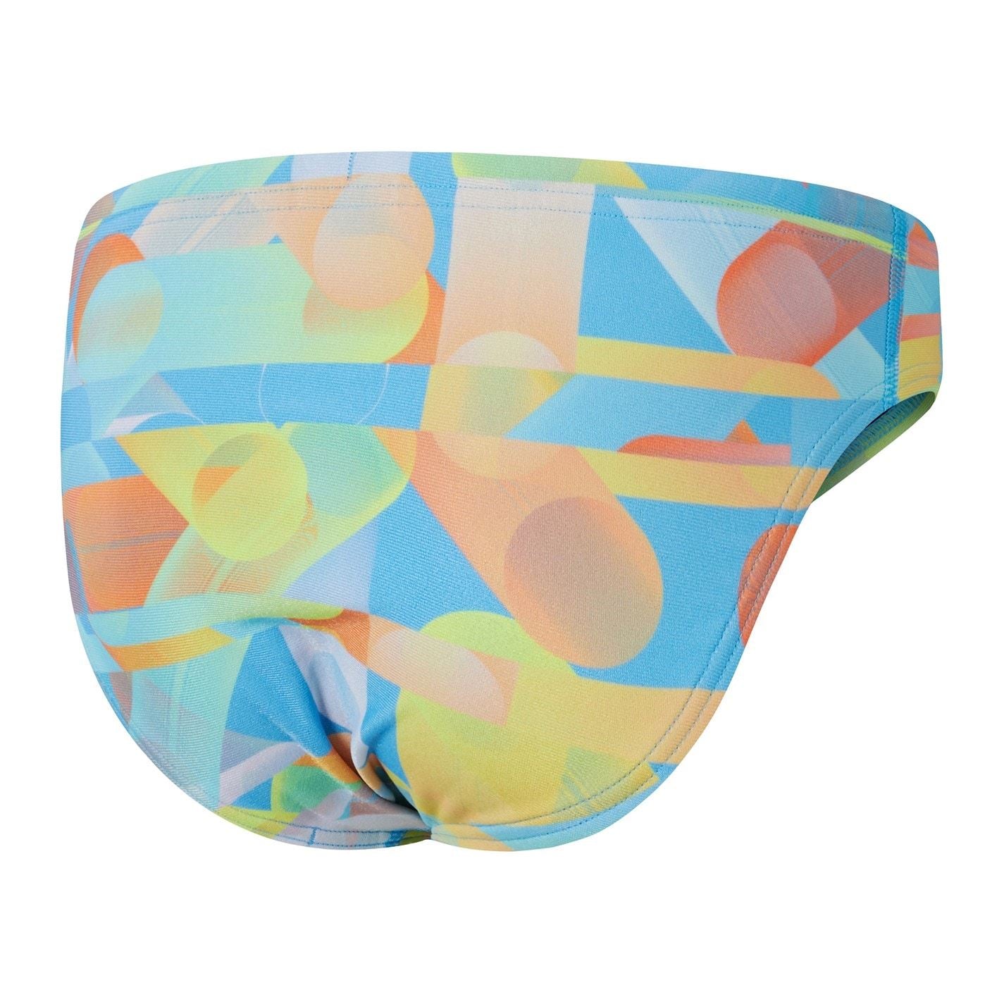 Speedo 6.5 Inch Geometric Patterned Swim Brief
