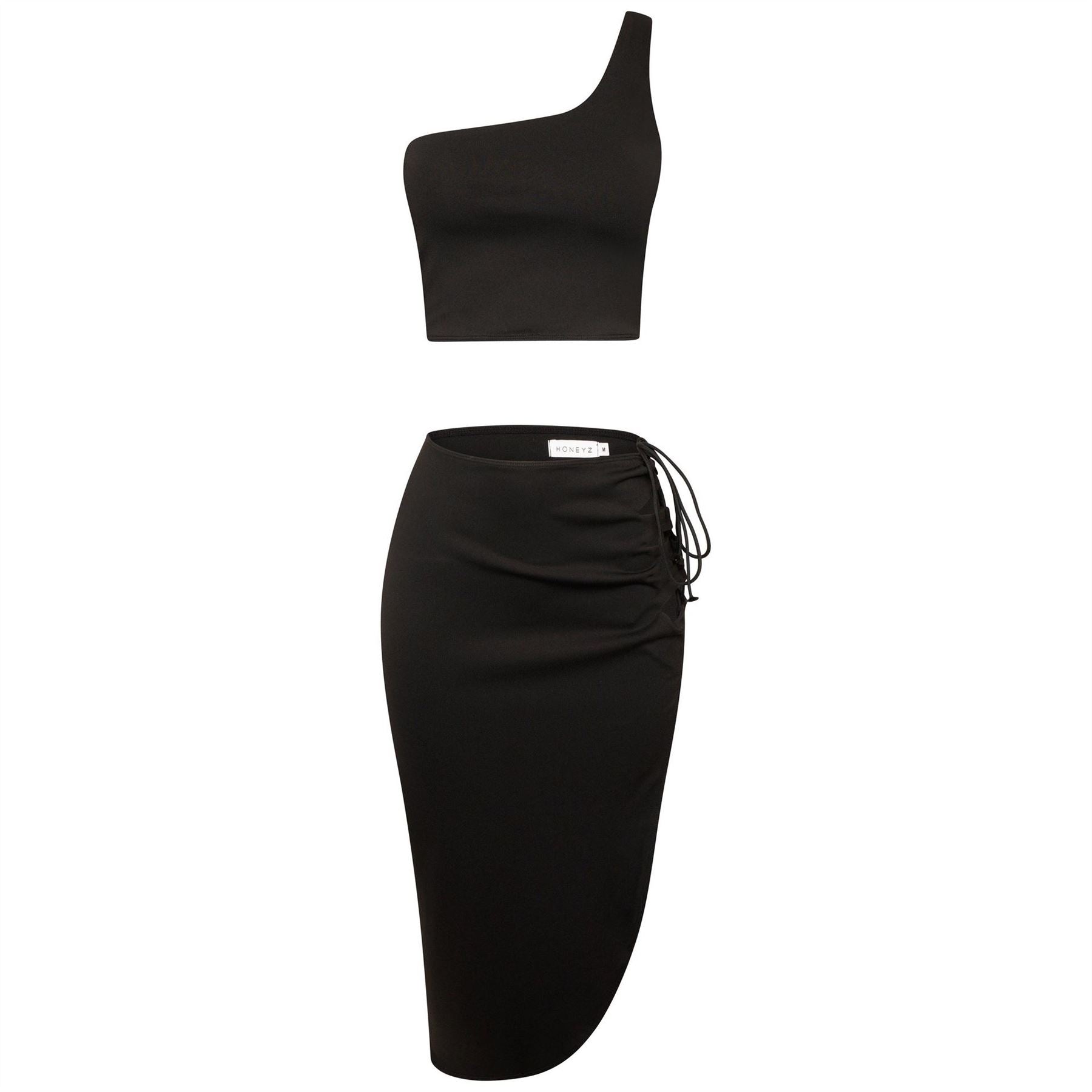 Honeyz Cut Out Bodycon Skirt