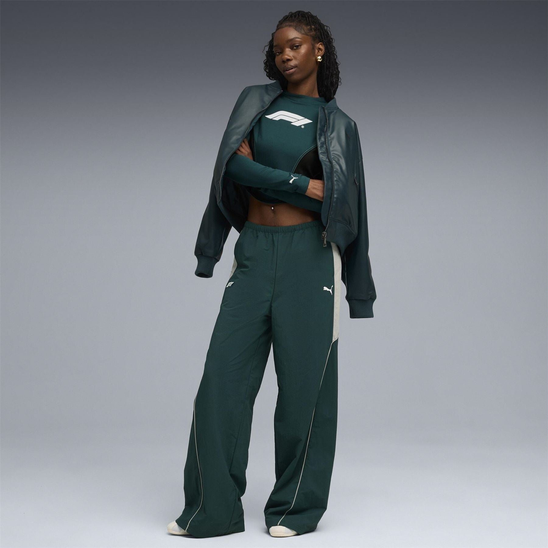 Puma F1 Lifestyle Racing Long Sleeve Corset Top
