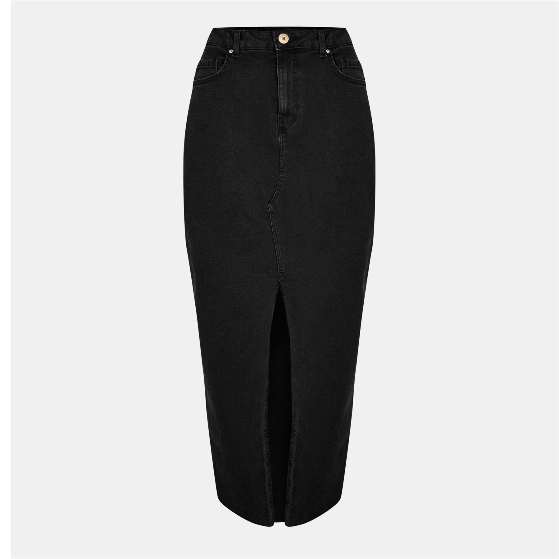 Pieces Skirt Fem Wov Midi Pencil Skirt