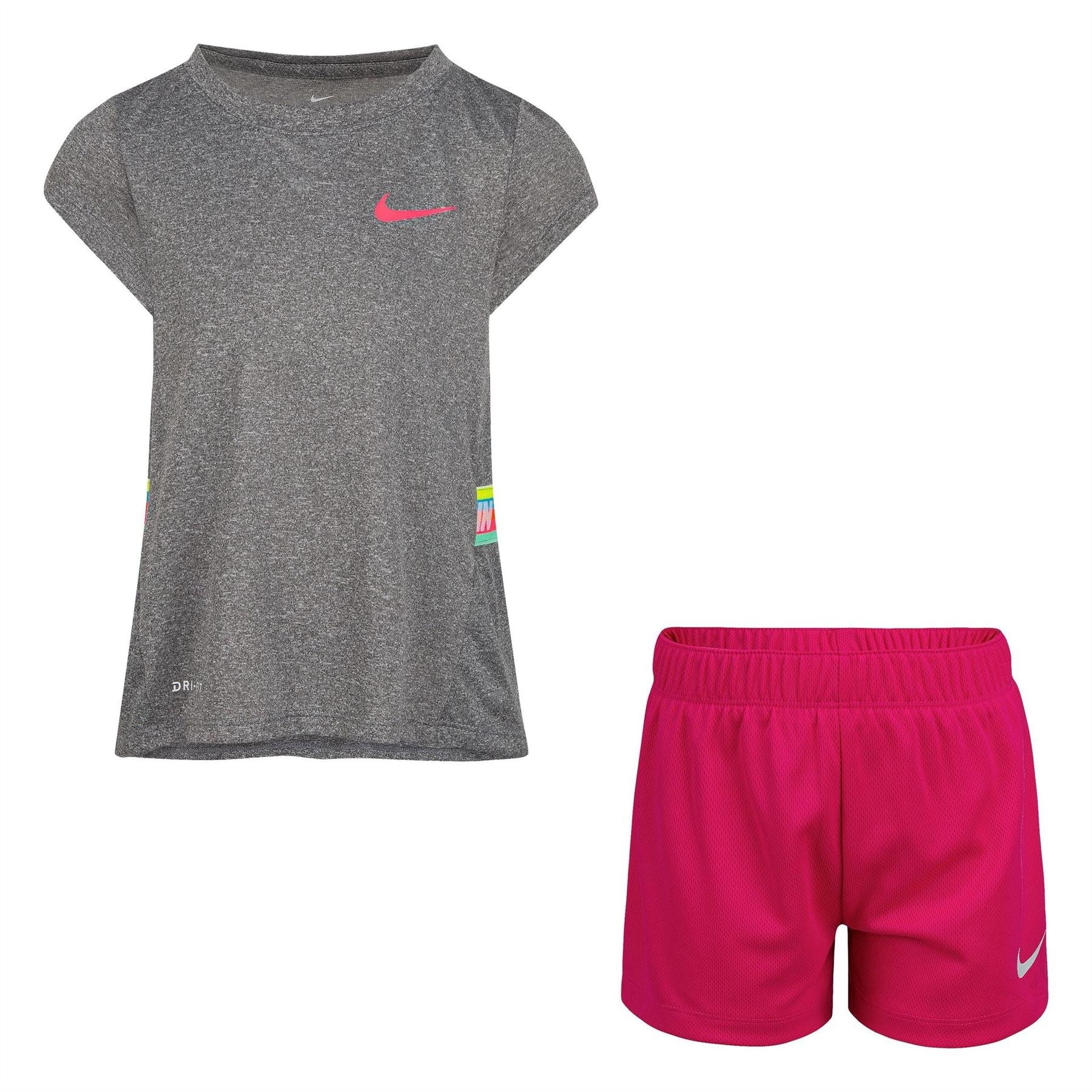 Nike Crew Neck Short Sleeve T-Shirt and Running Shorts Set