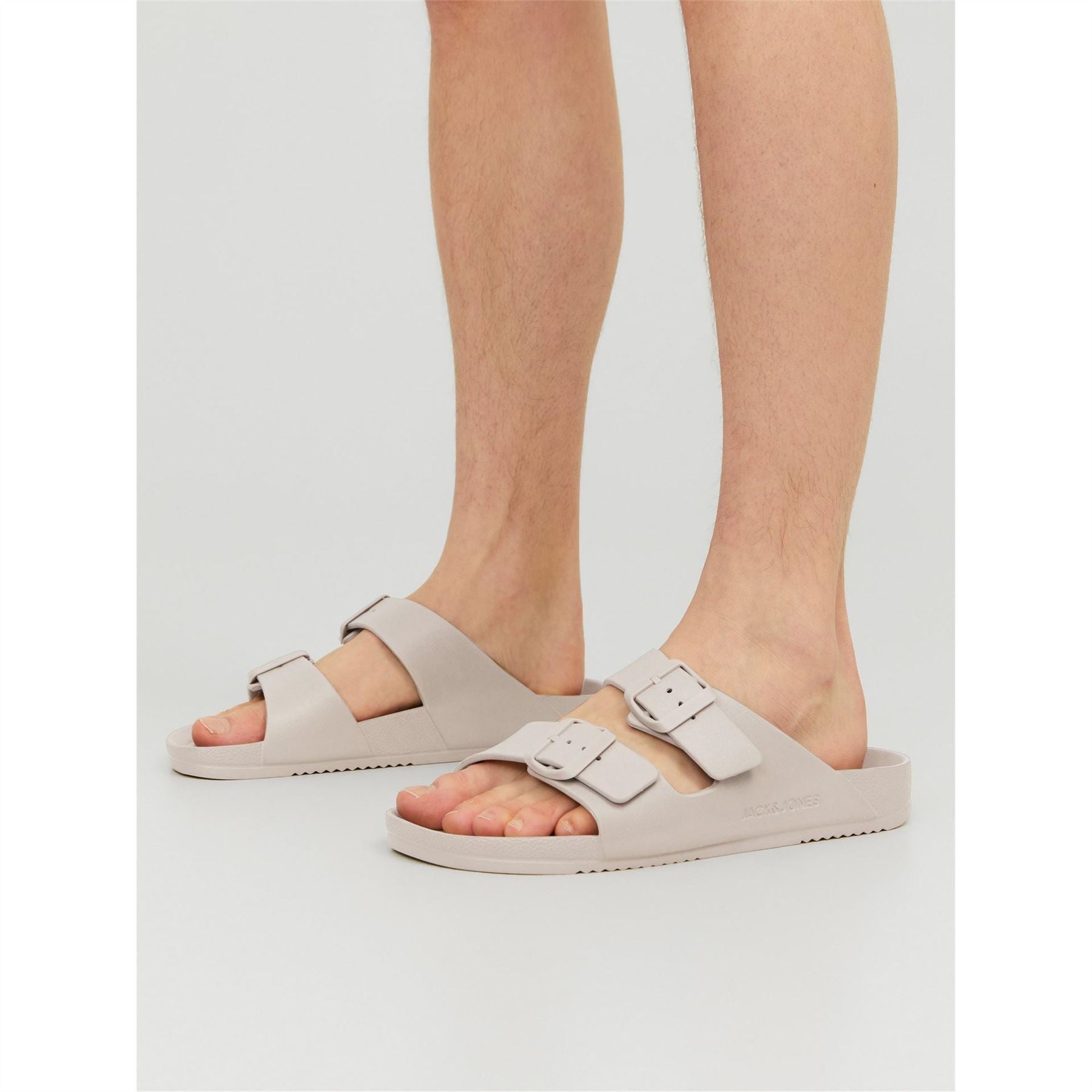 Jack and Jones Pisa Moulded Open Toe Flat Heel Slides