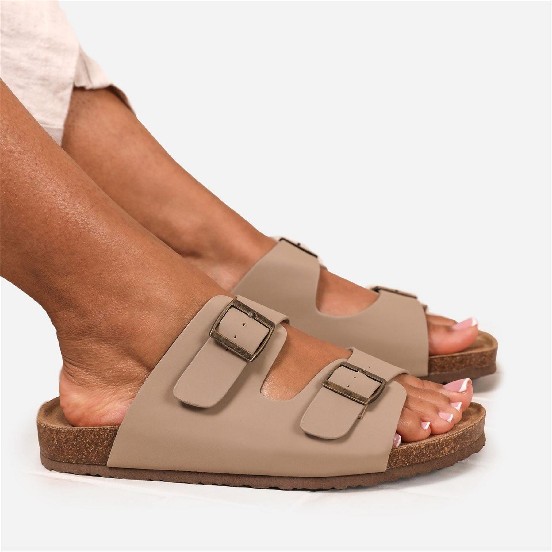 Wheres That From Willow Open Toe Flatform Slide Sandals