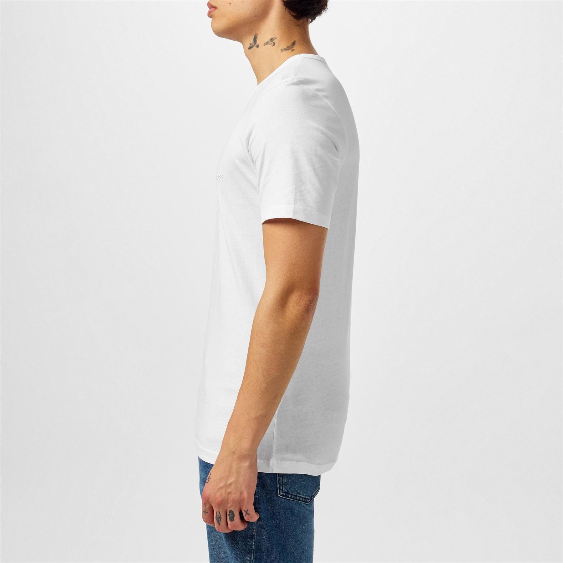 Boss BOSS Bodywear 3 Pack Premium Cotton T Shirts   Crew Neck