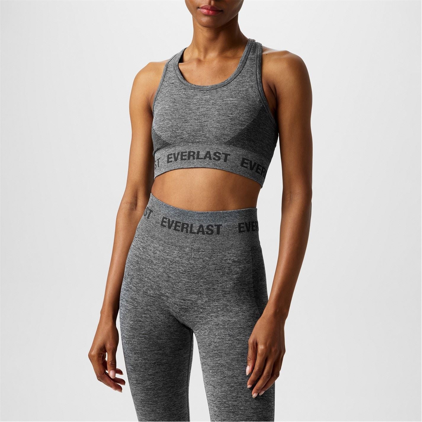 Everlast Racerback Snug Fit Cropped Bra