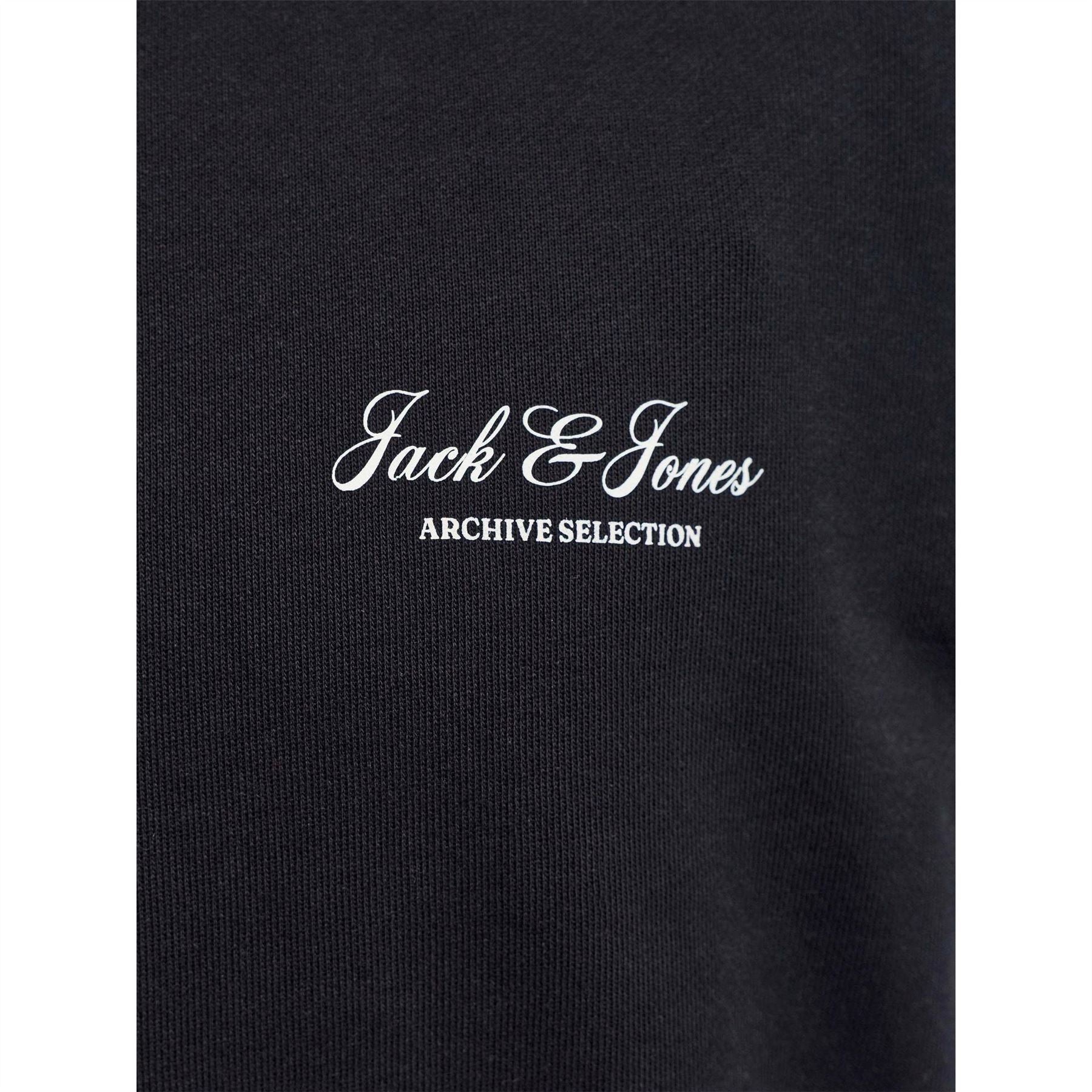 Jack and Jones Archive Printed Logo Crew Neck Long Sleeve Sweatshirt