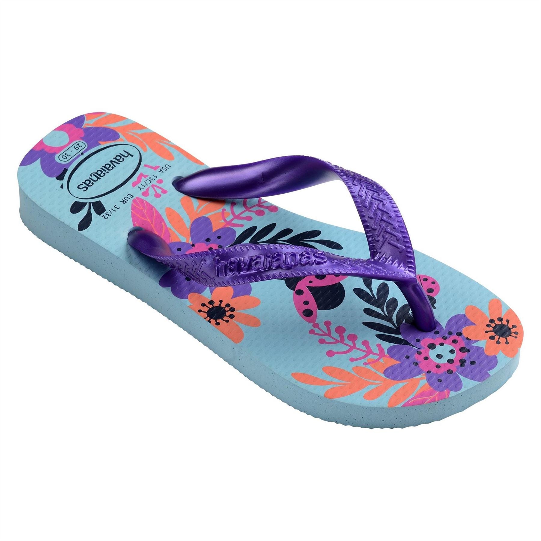 Havaianas Kids Flores Beige Flip Flops