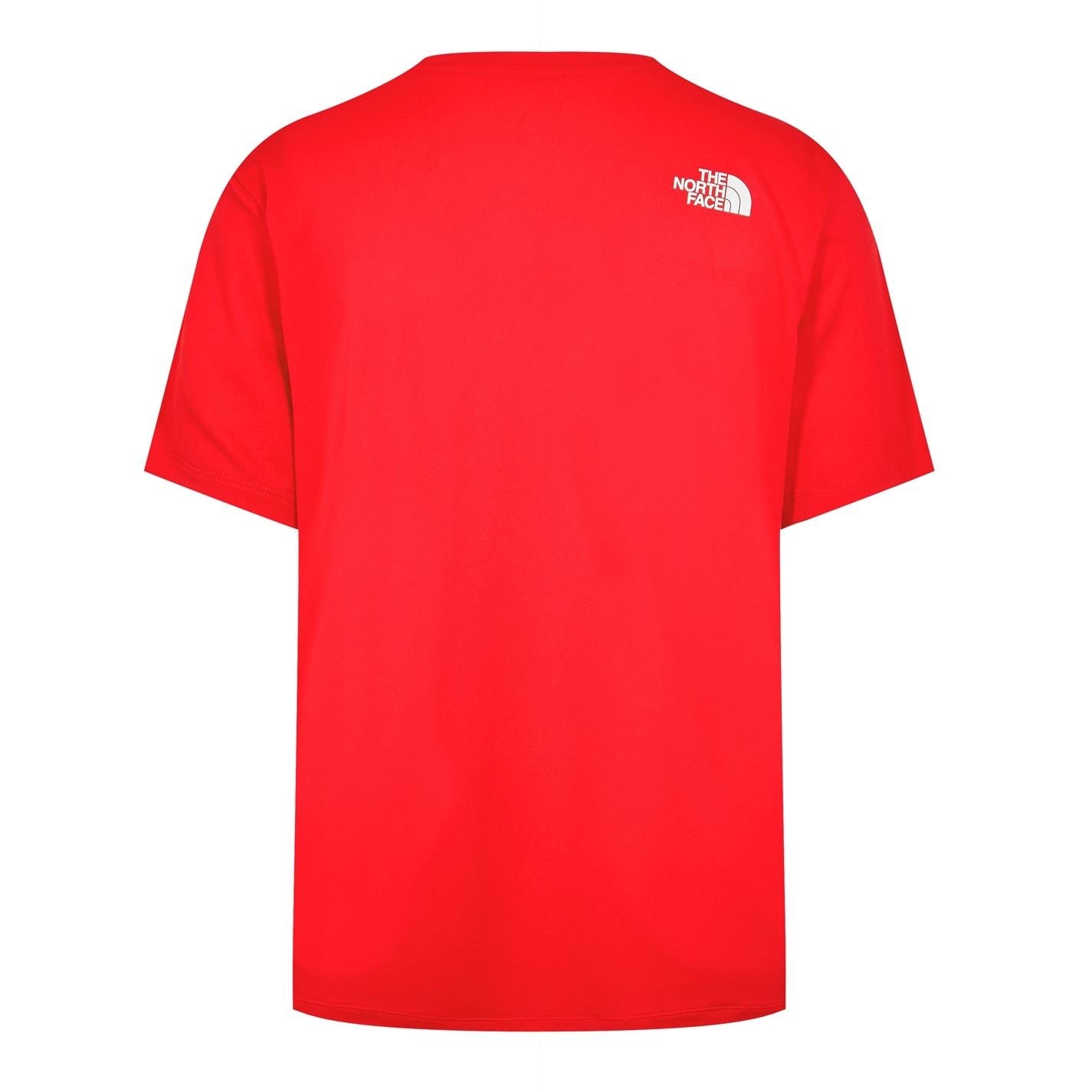 The North Face Mens North Face M 24 7 S S Easy Tee Reg High Risk R T-Shirt
