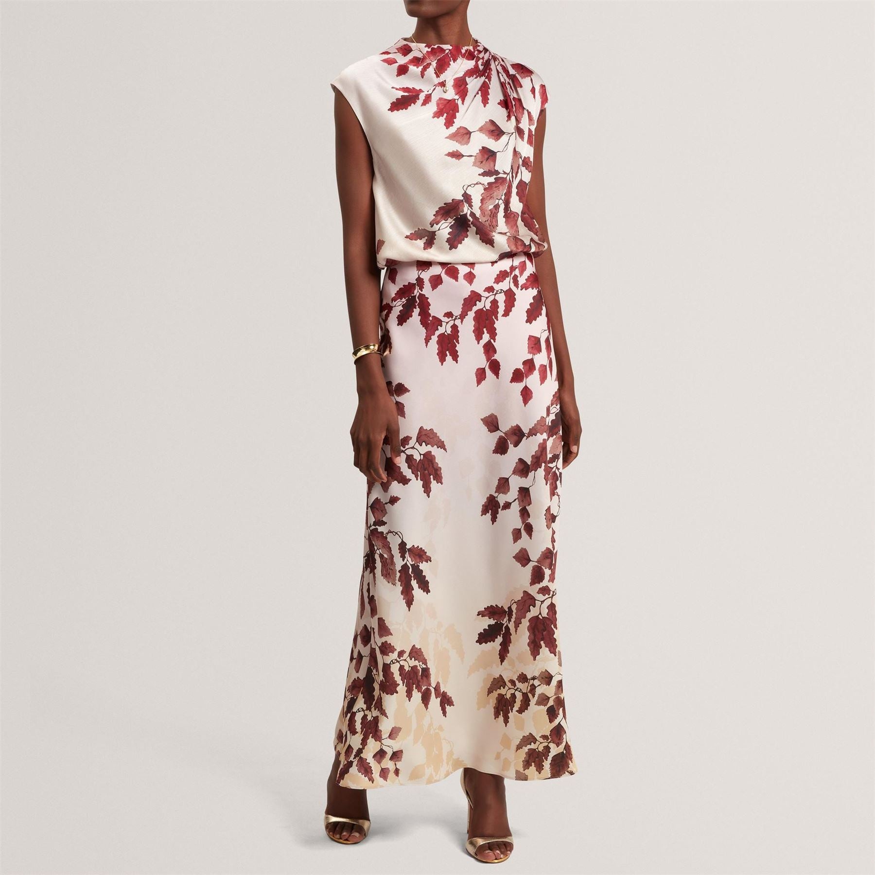 Ted Baker Printed Drape Top