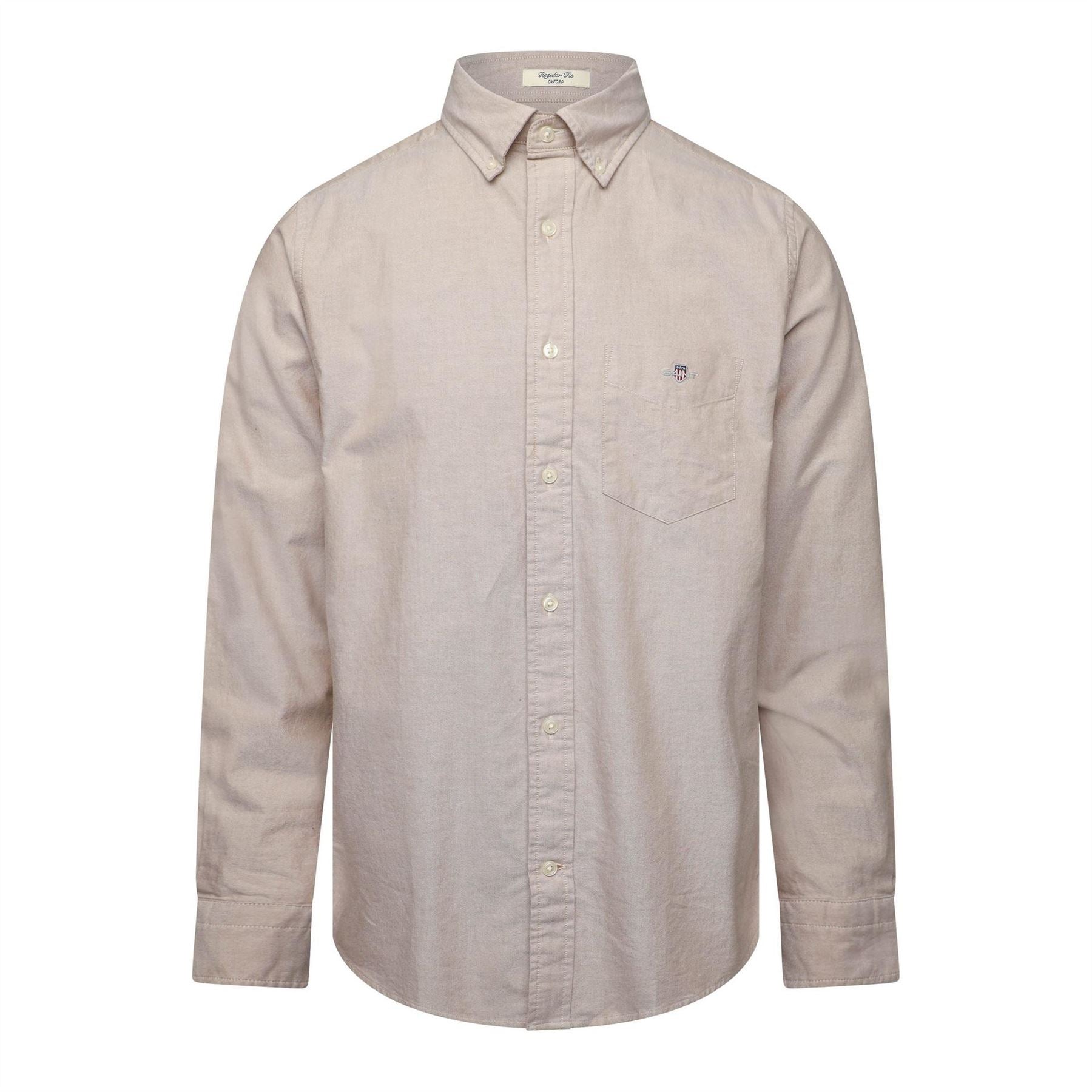 Gant Reg Oxford Ss Shirt Milky Matcha L