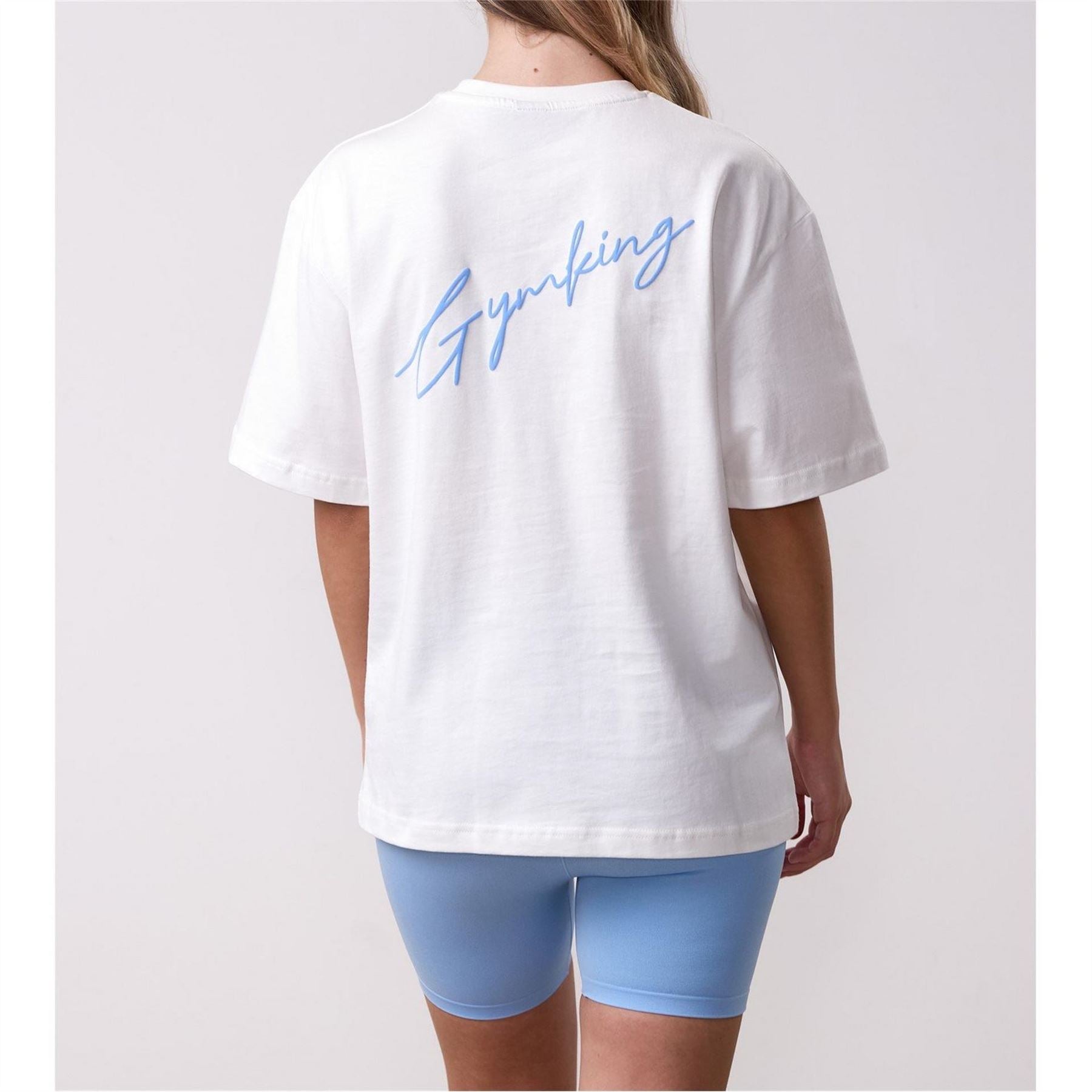 Gym King Gymki Script Boyfriend Regular Fit T-Shirt
