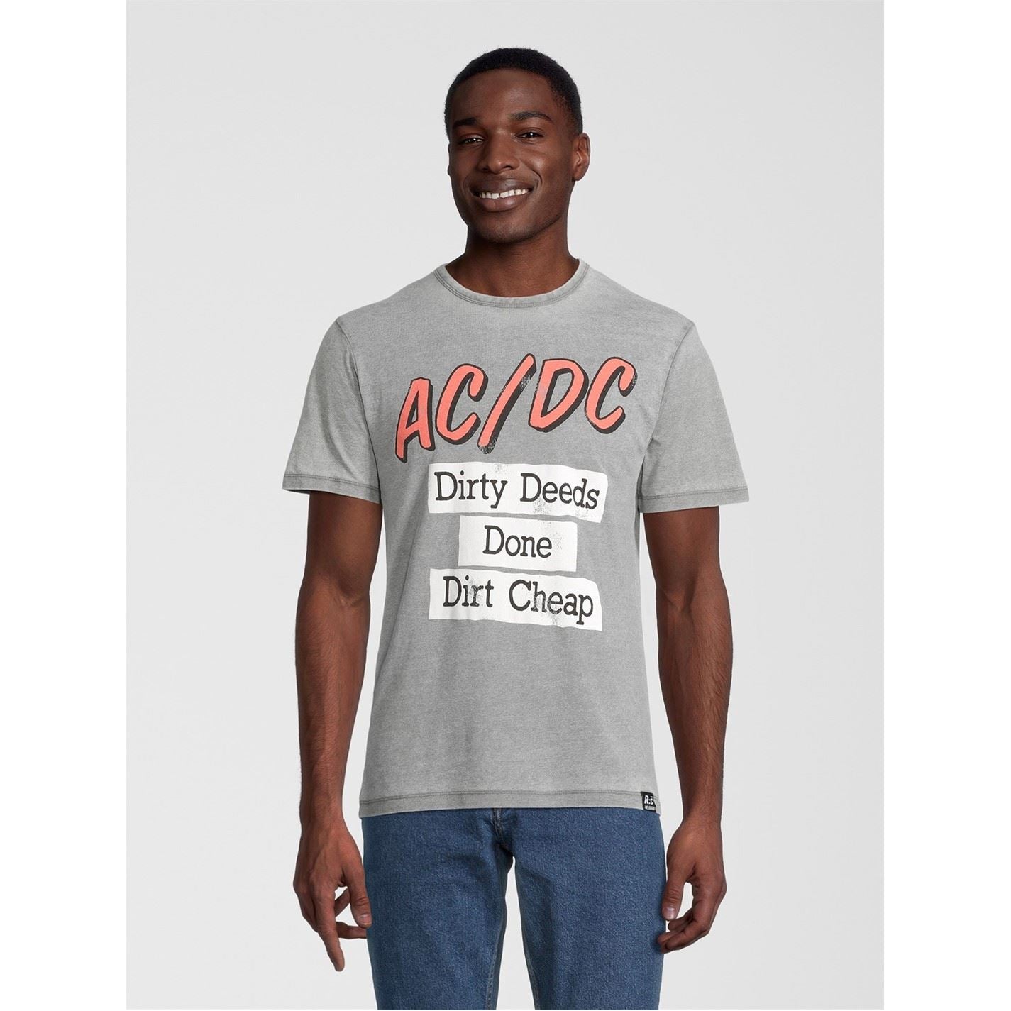 ACDC Adults AC DC Rock Regular Fit T Shirt