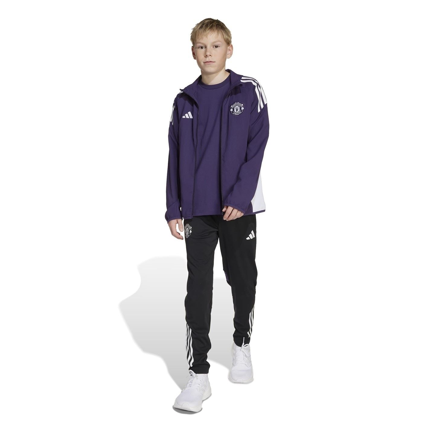 adidas Manchester United Pre Match Jacket 2025 2026 Juniors