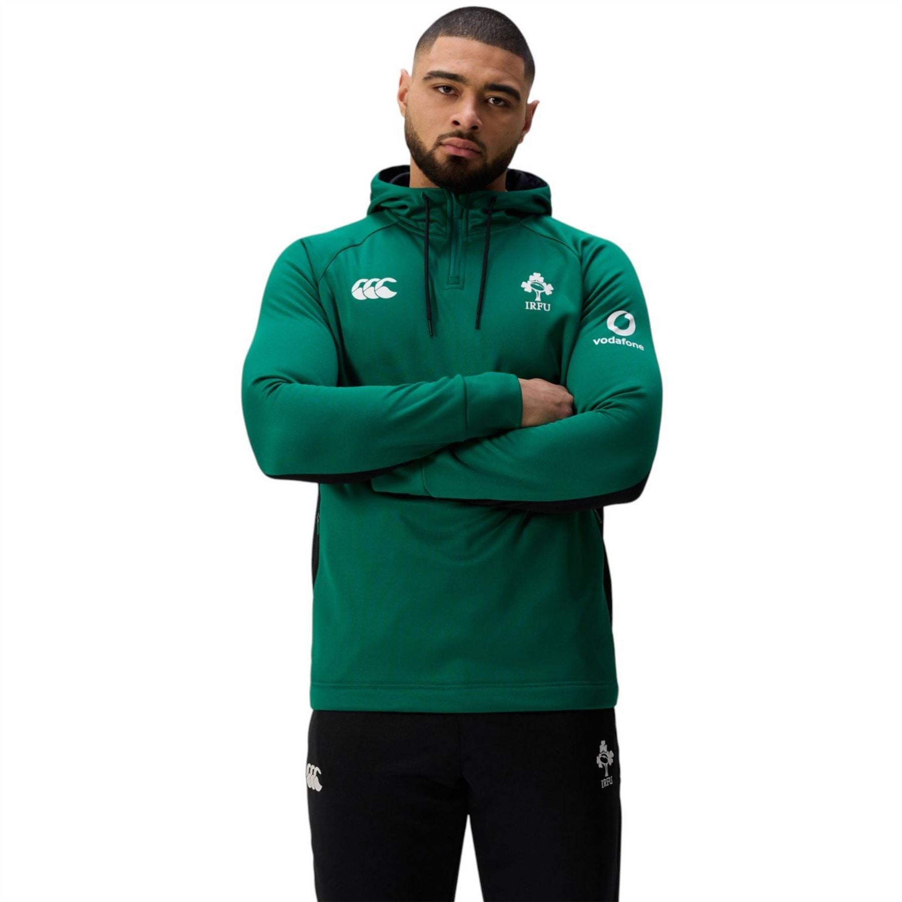 Canterbury Ireland Irfu Quarter Zip Training Hoody Senior
