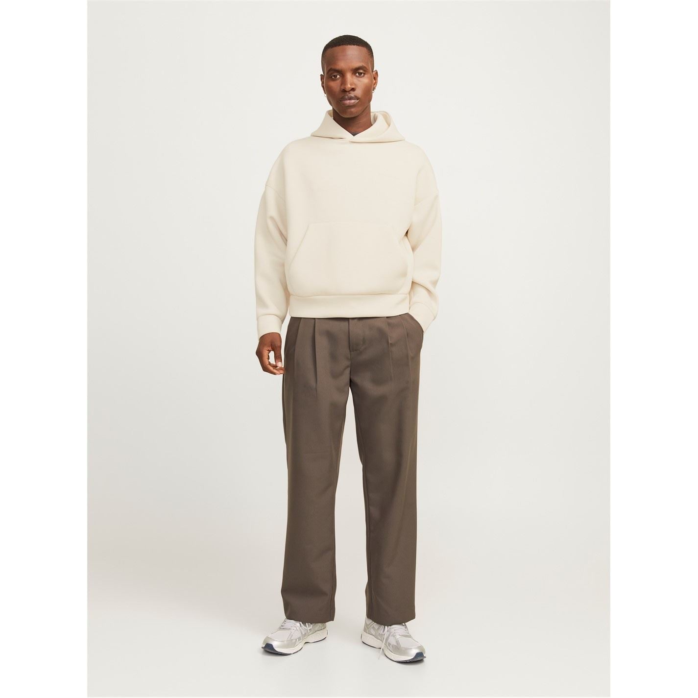 Jack and Jones Kinetic Relaxed Fit Kangaroo Pocket Sweatshirt