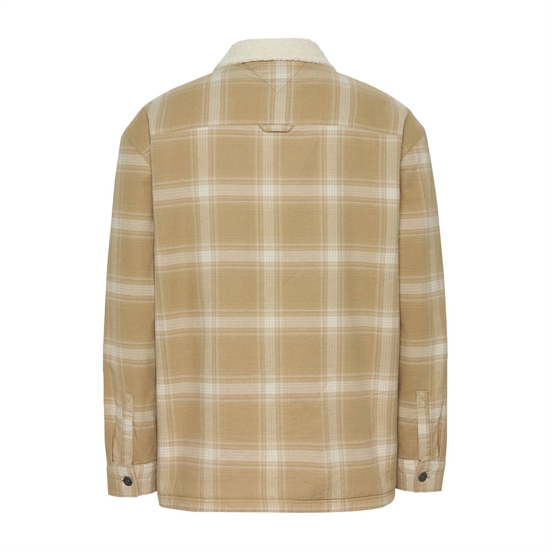 Tommy Jeans Check Teddy Overshirt Jacket