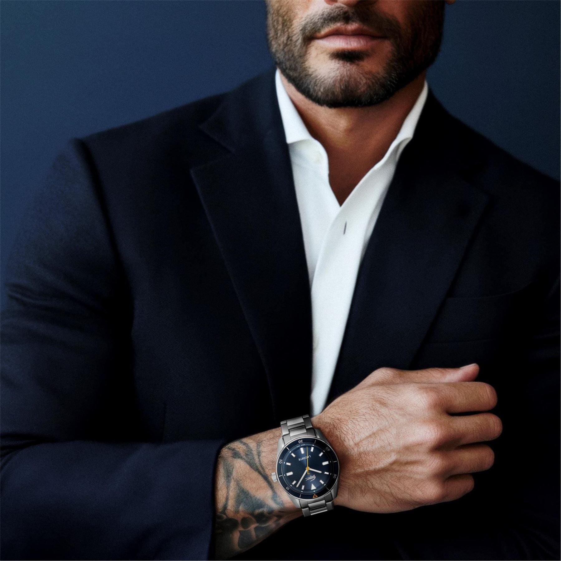 Lacoste Watches Mens Boston 39mm 3 Hands Watch