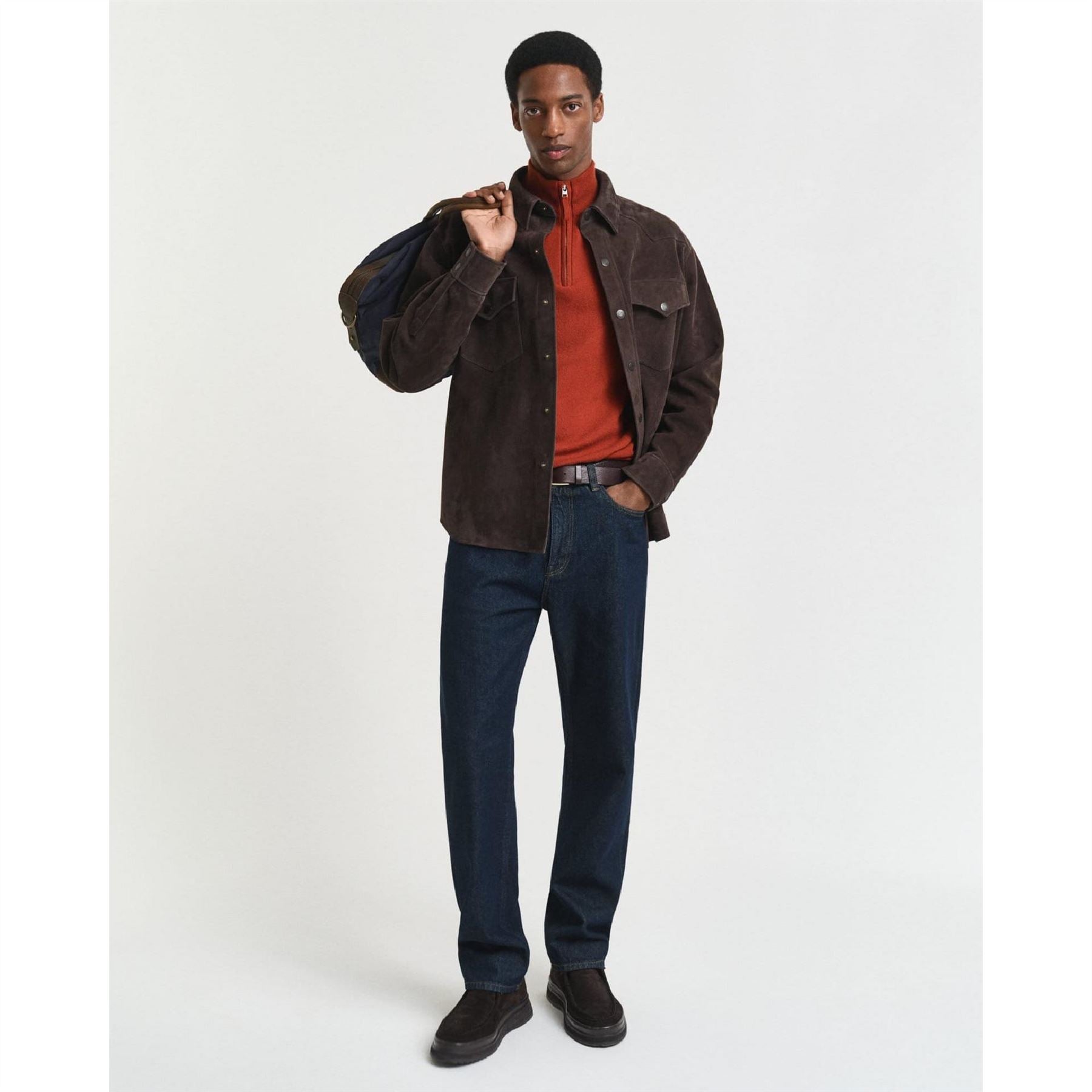 Gant Lambswool Half Zip Fleece